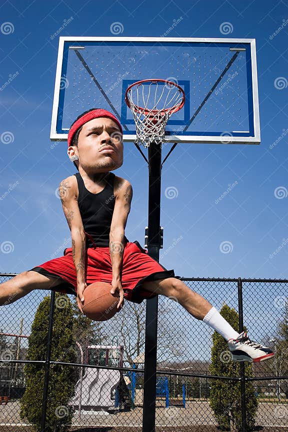 Big Head Basketball Player stock image. Image of athlete 10336533