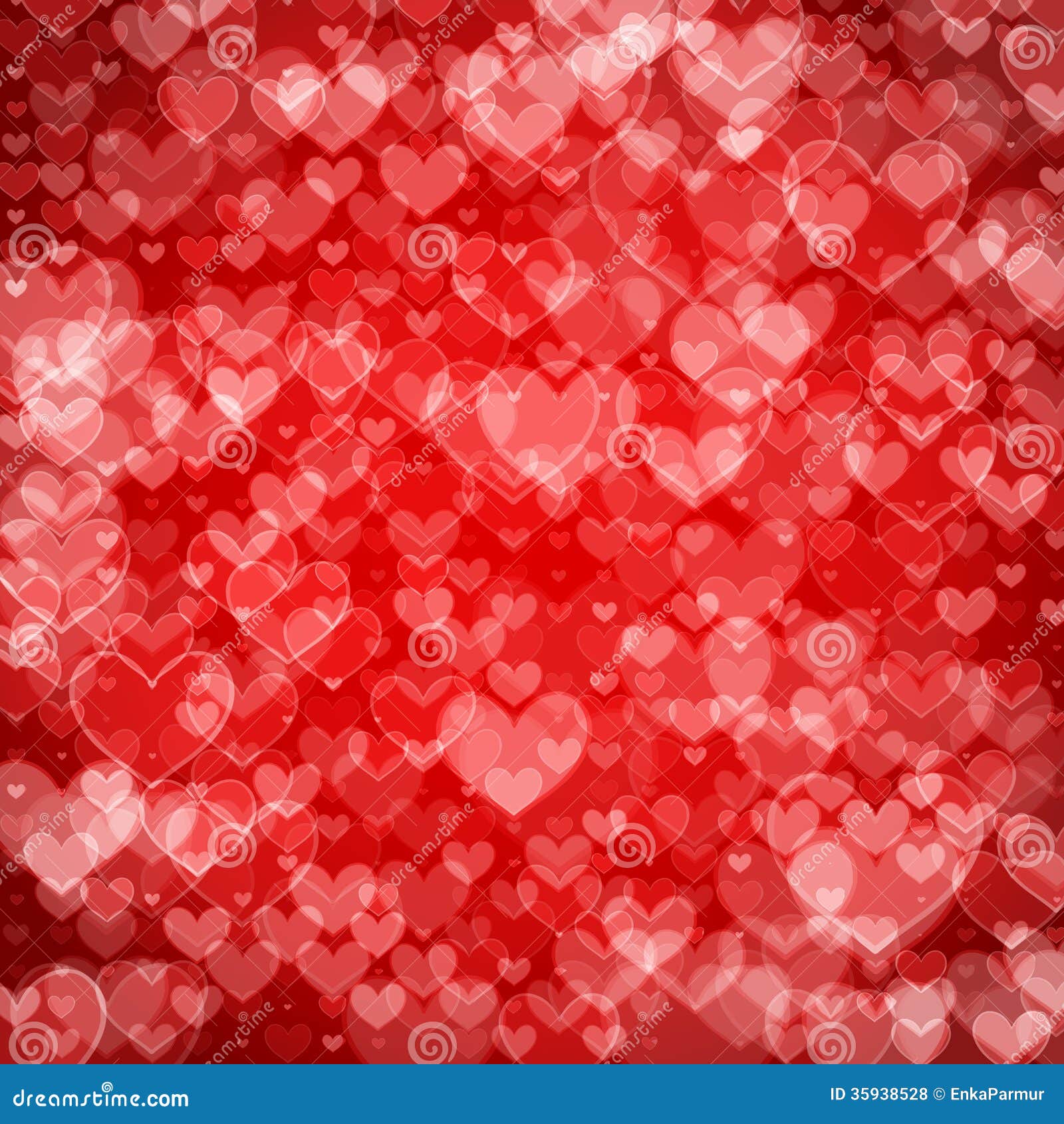 Big Hearts Red Abstract Background Stock Vector - Illustration of color ...