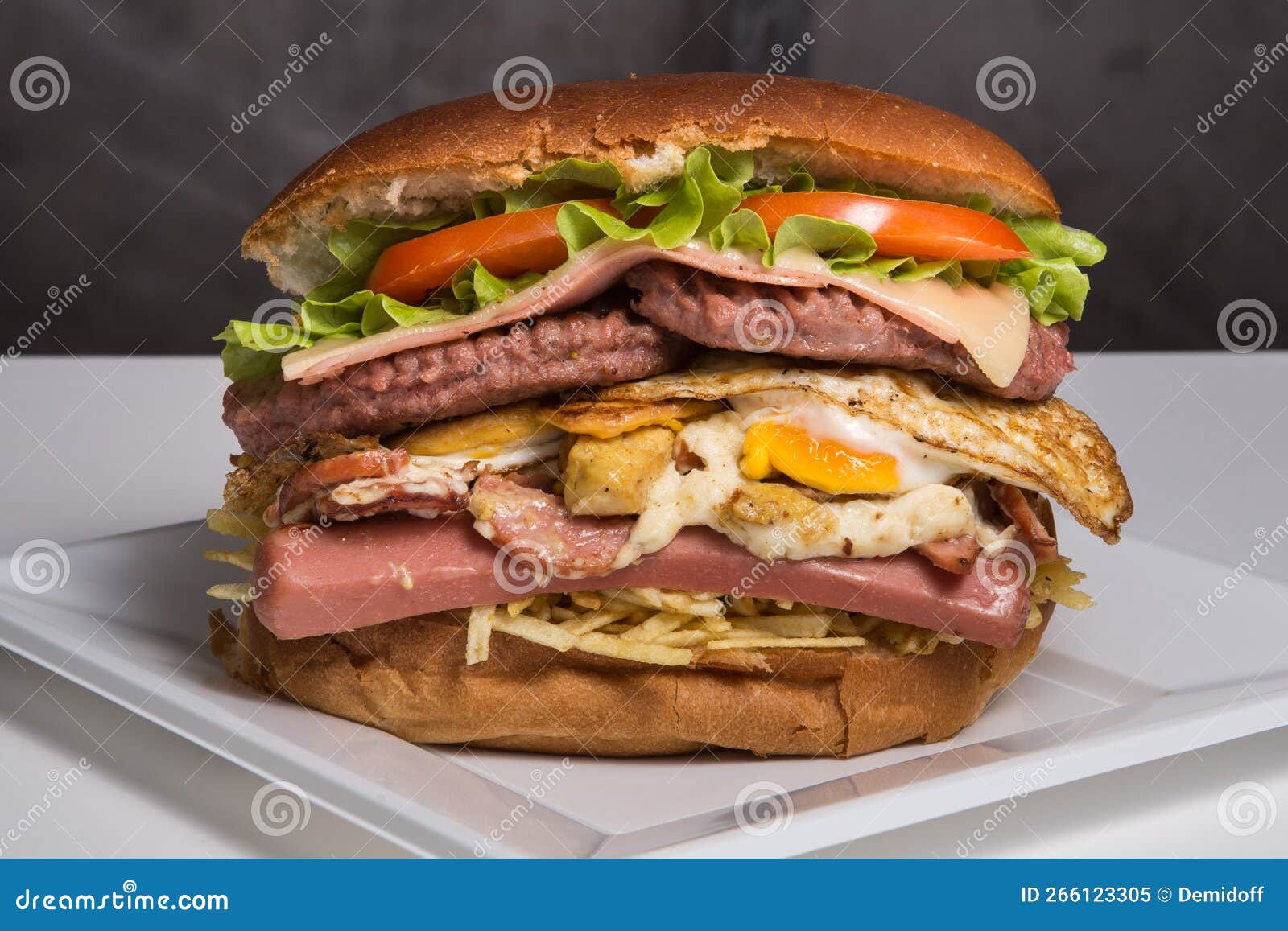 Big hot dog stock image. Image of grilled, leaf, wood 266123305