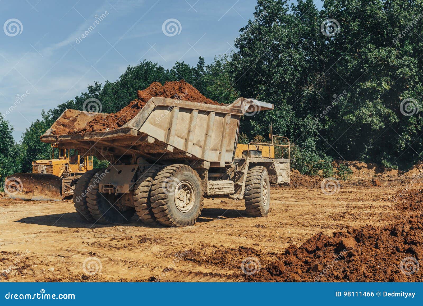 Big Industrial Truck in a Quarry at Work Stock Photo Image of energy