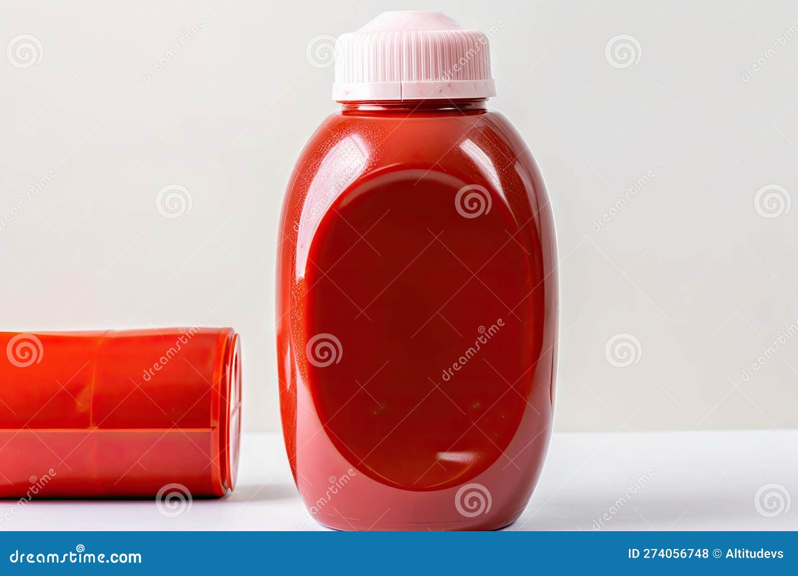 Big Jar of Ketchup with Squeeze Bottle for Easy Access Stock