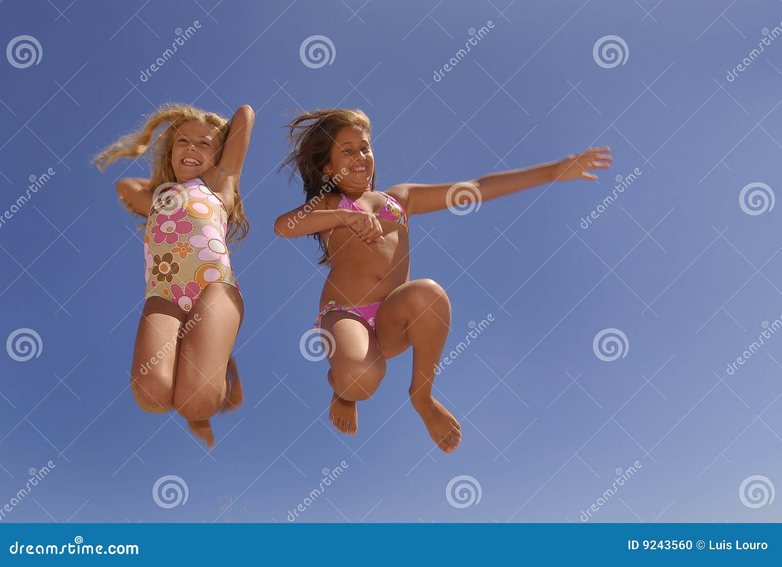The Big Jump Stock Photo Image Of Offspring Outdoors