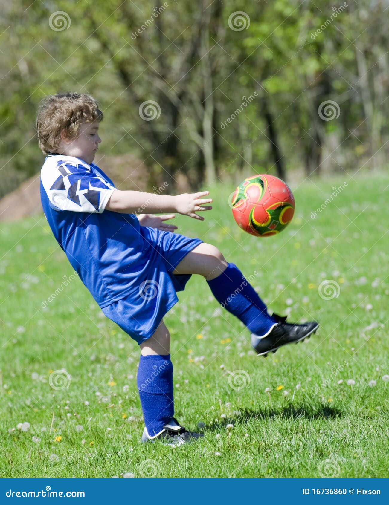 Big Kick stock photo. Image of uniform, football, field 16736860