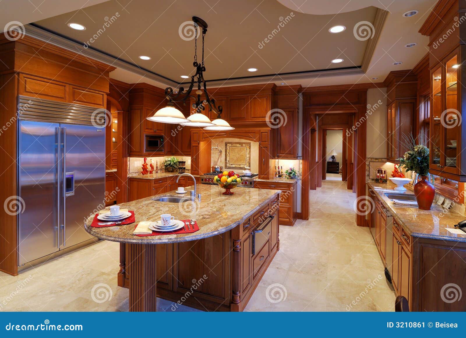 Big Kitchen Stock Image - Image: 3210861