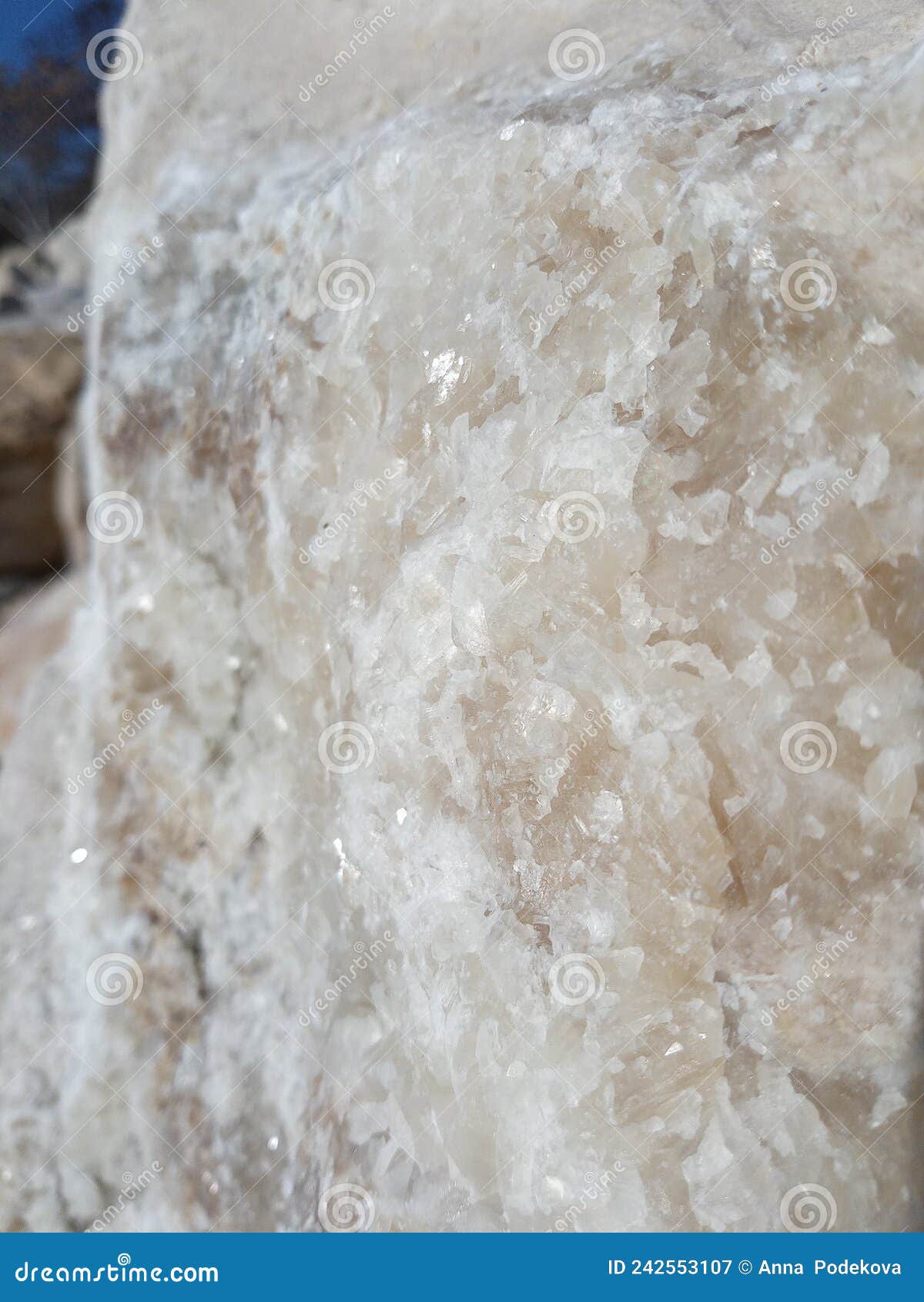 big load of calcite stone.