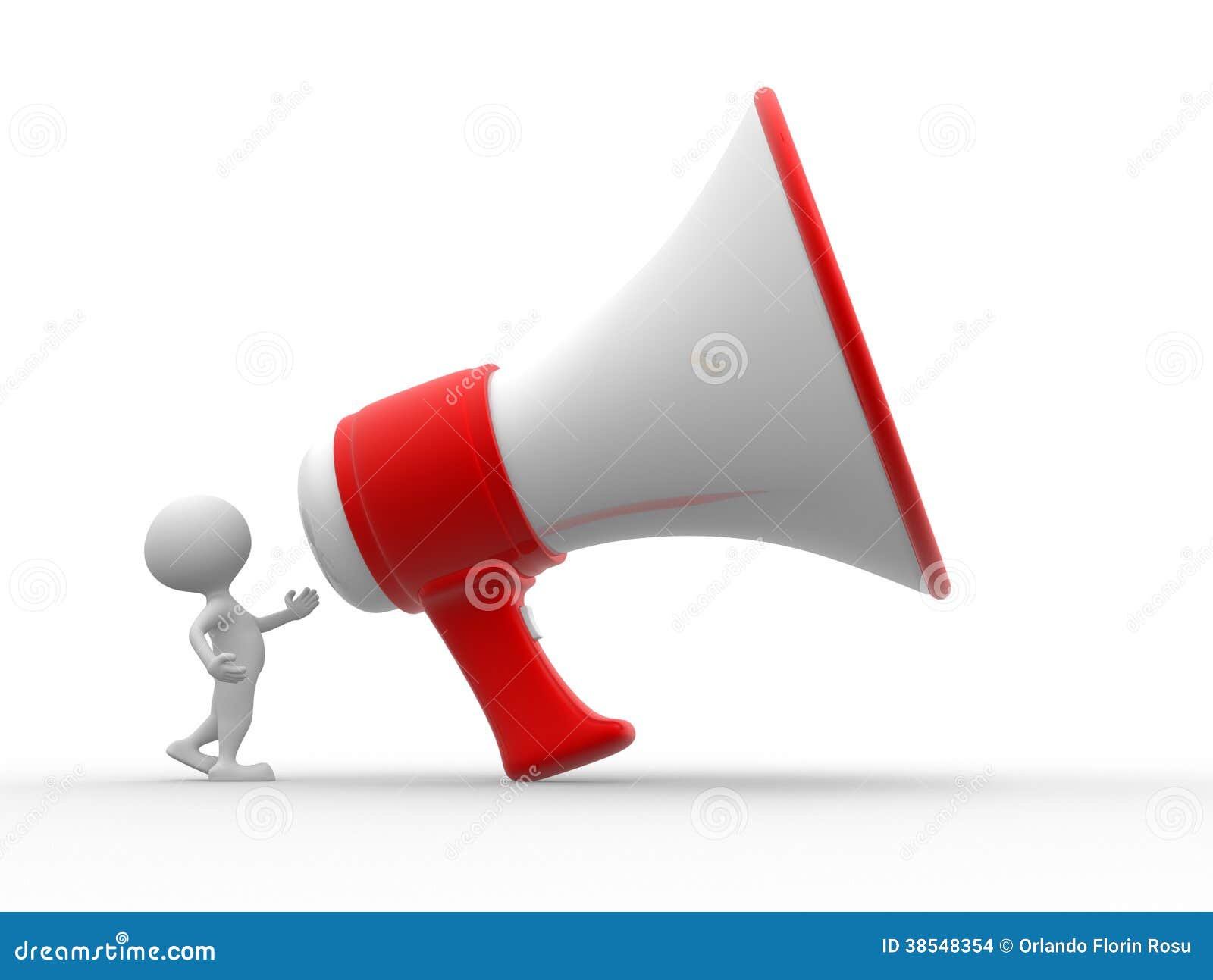 Big megaphone stock illustration. Illustration of notify 38548354