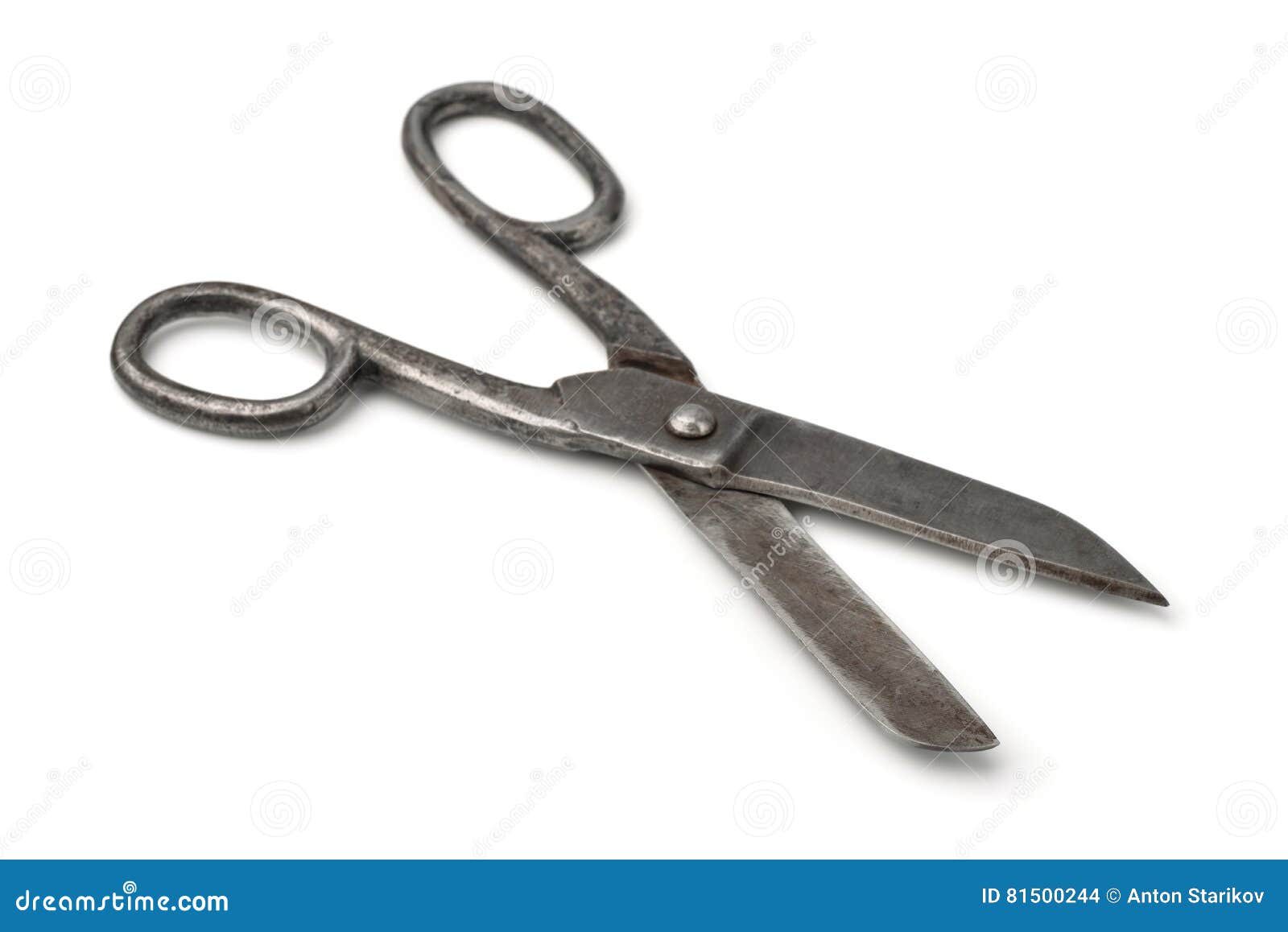 Little Scissors Isolated On White Background Stock Photo, Picture and  Royalty Free Image. Image 80196537.