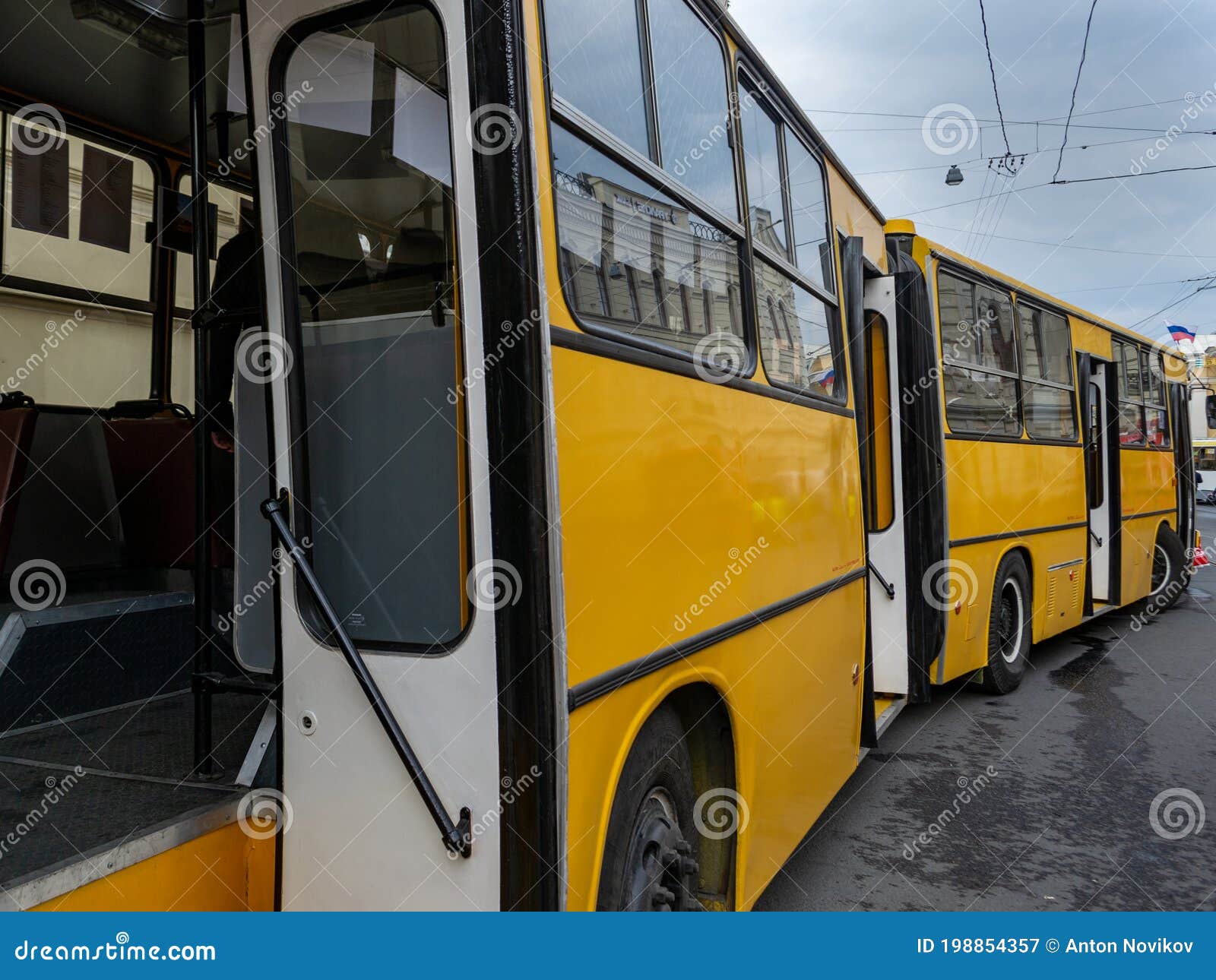 Bus Icarus front view. Front view of bus Ikarus. Hungarian transport.  Passenger transportation Stock Photo - Alamy