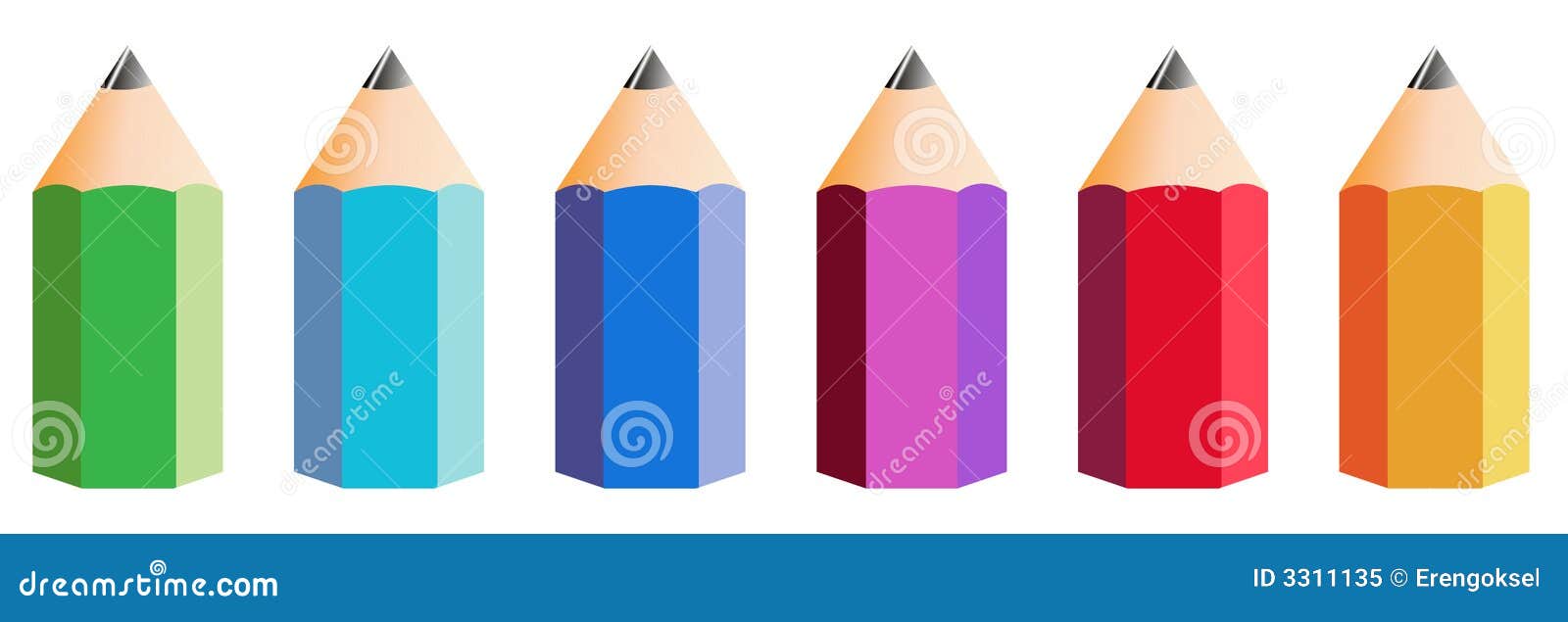 Big Pencil stock illustration. Illustration of pencil - 3311135