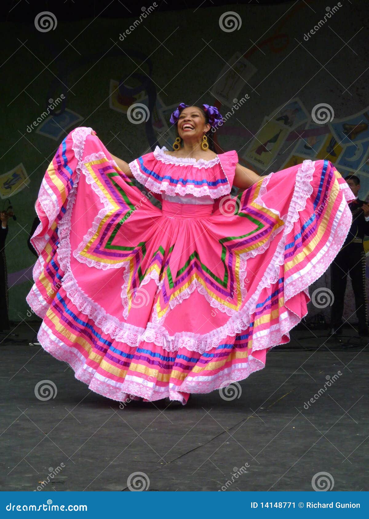 Big Pink Dress editorial photo. Image of editorial, latina - 14148771