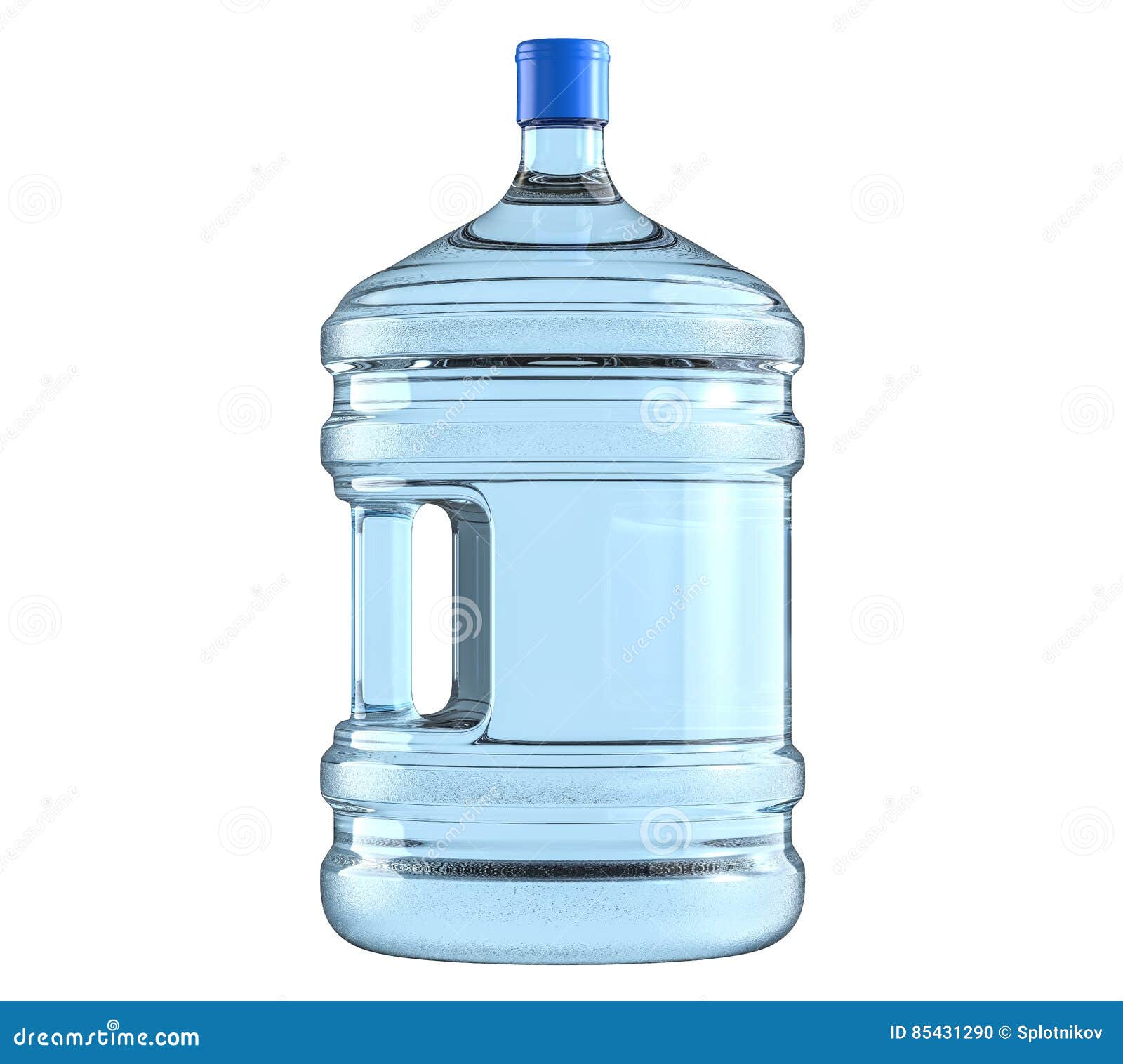 Big plastic bottle potable water barrel Royalty Free Vector