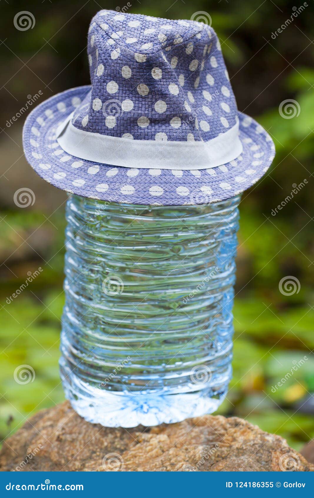 Big Plastic Bottle Fresh Water Hat Stock Image Image of materials