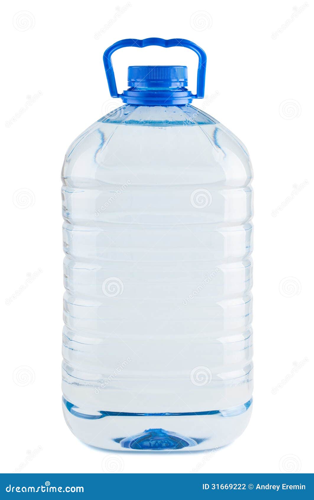 Big Plastic Bottle of Fresh Water Stock Photo - Image of full, aqua:  31669222