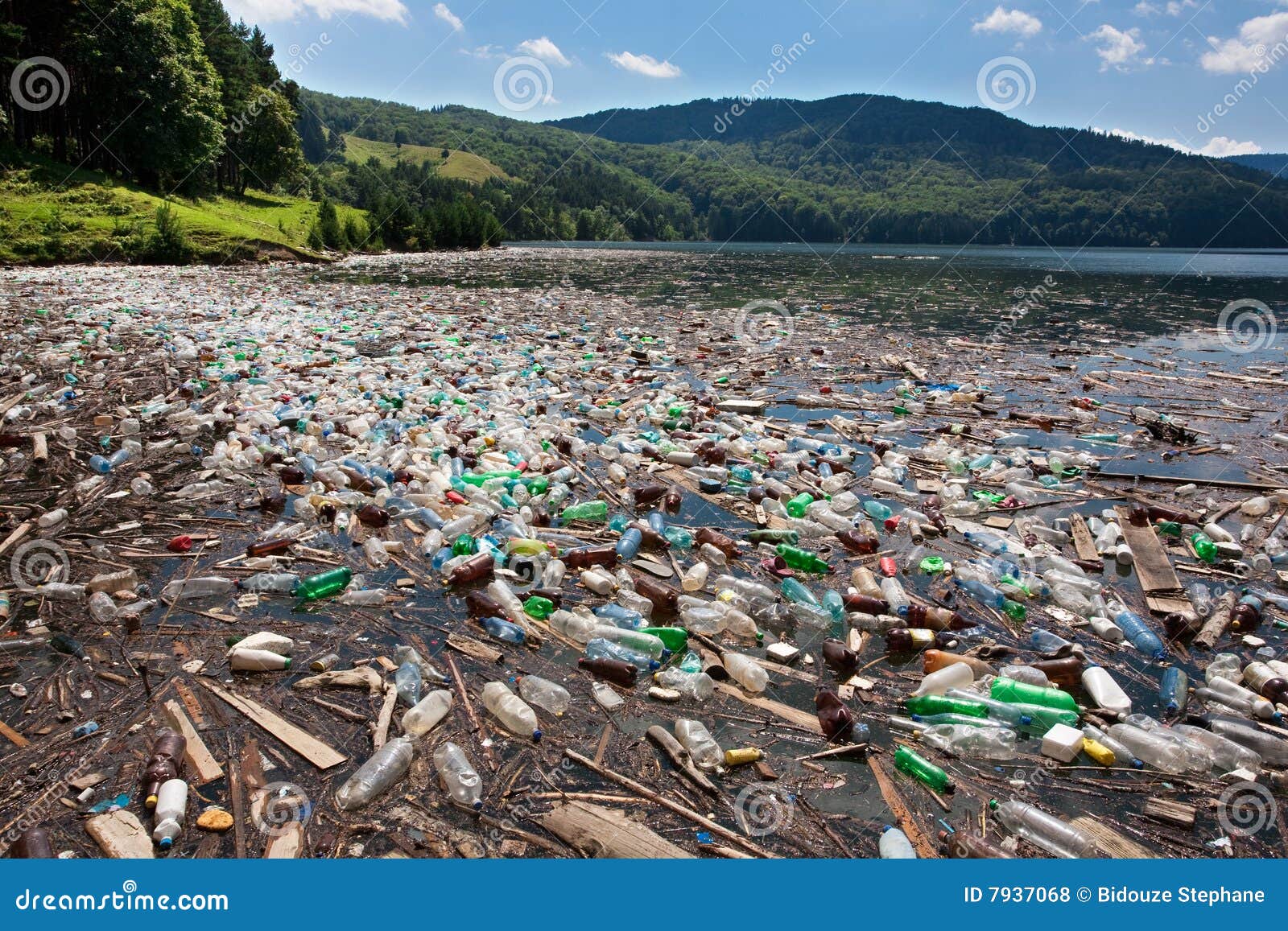 big plastic pollution