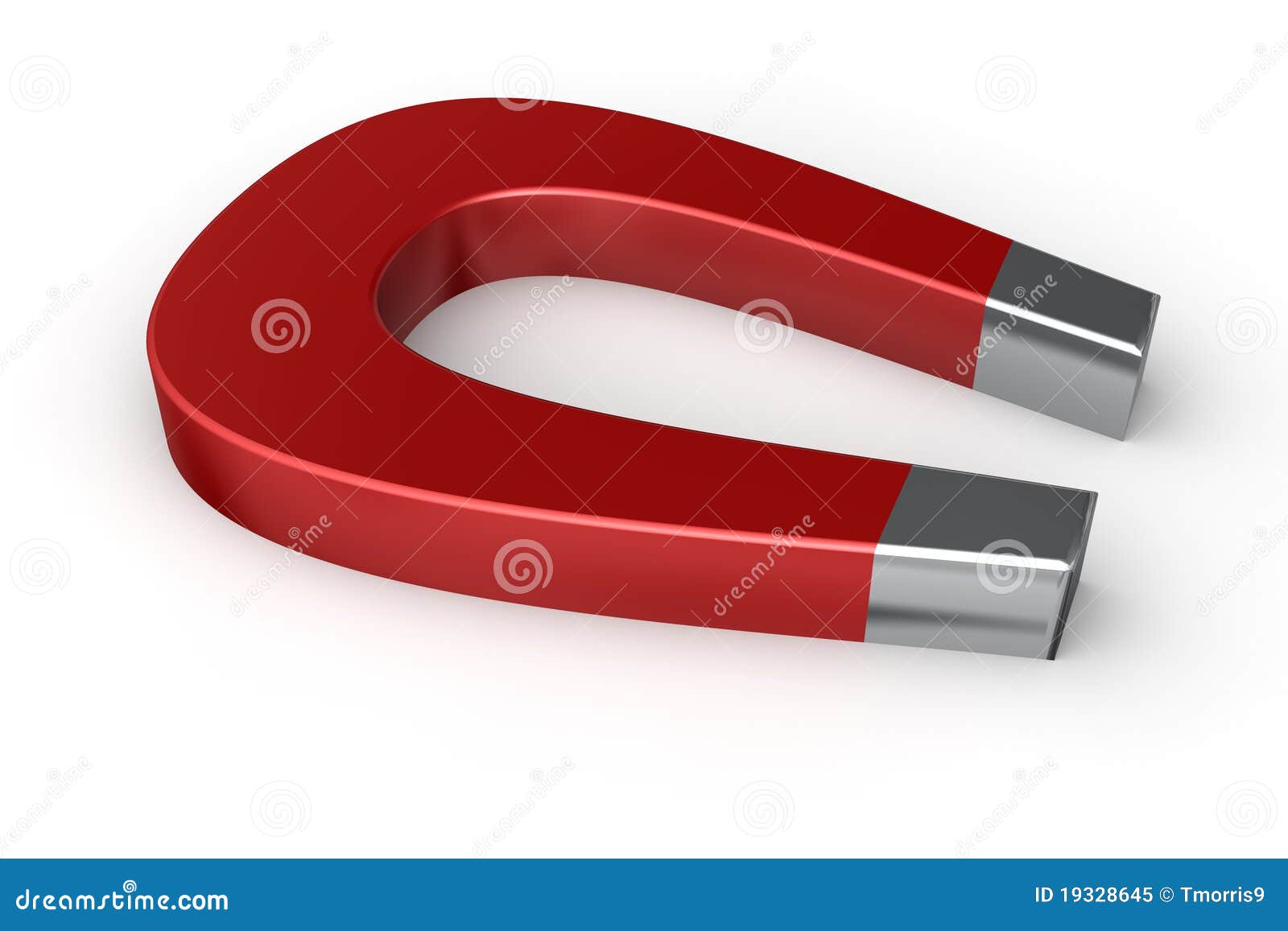 Big Red Magnet stock illustration. Illustration of magnet - 19328645