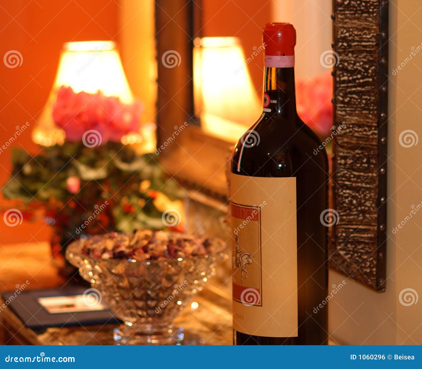 Big Red Wine stock photo. Image of shade, vase, guest 1060296