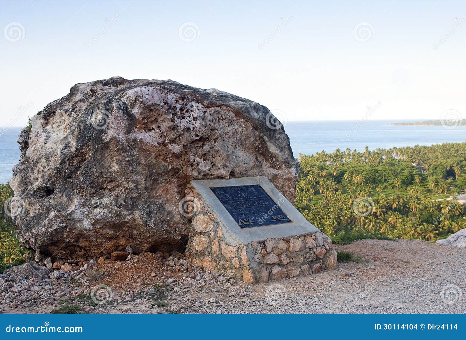 caribbean rock lookover, dominican republic