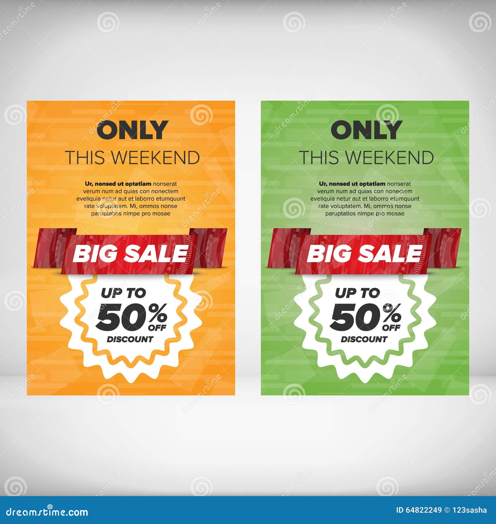 big sale flyer template stock vector illustration of fashion 64822249 for sale flyers templates