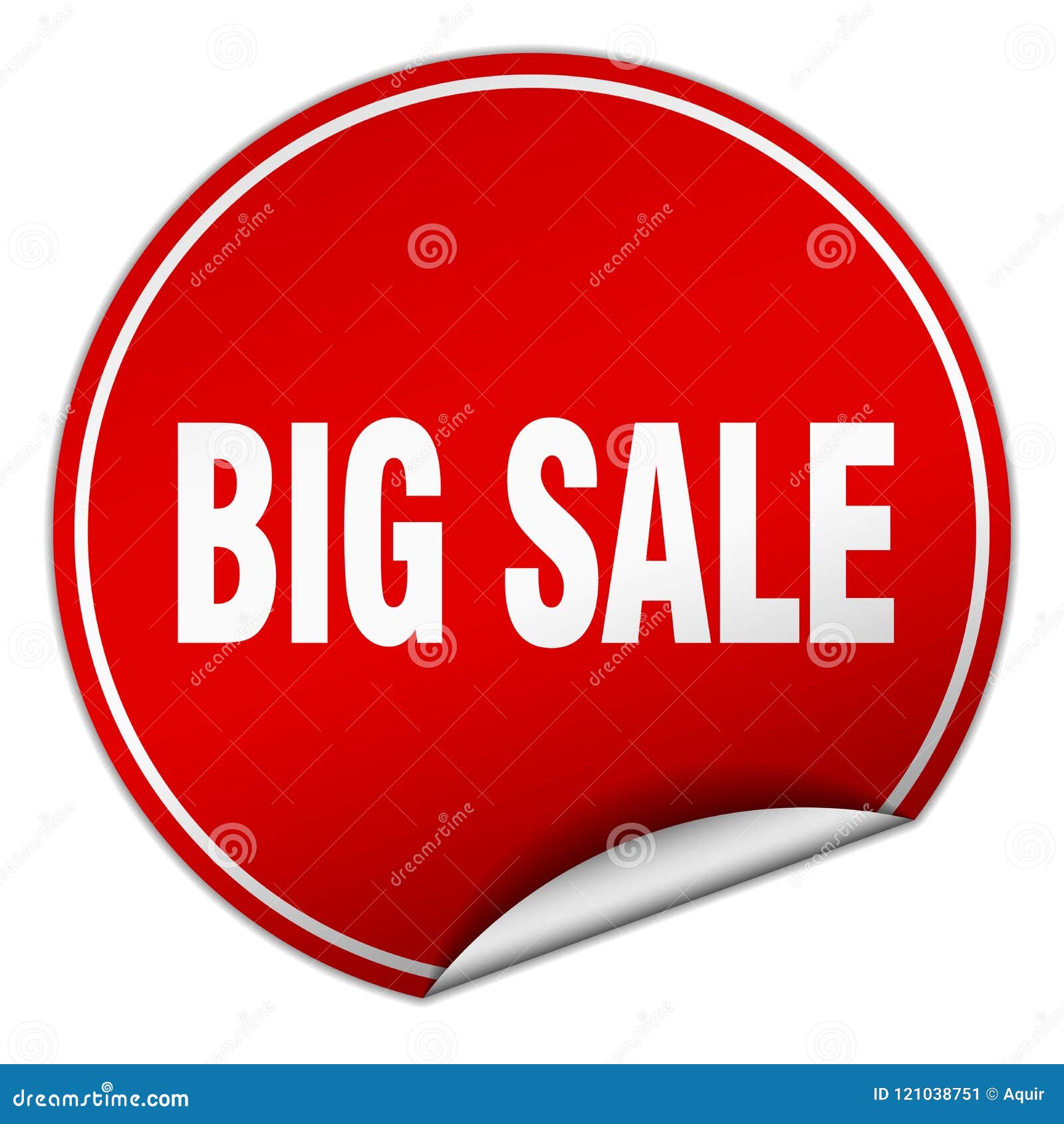 Big sale sticker stock vector. Illustration of round 121038751