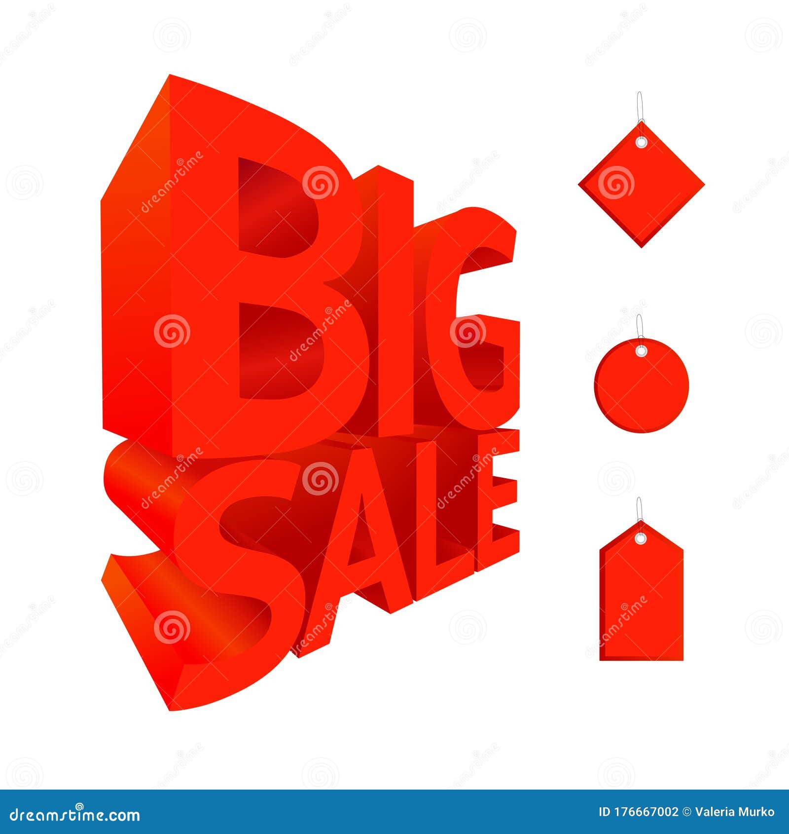 Big Sale Sale s Letters Big Sale Red Style Stock Vector Illustration Of Discount Black