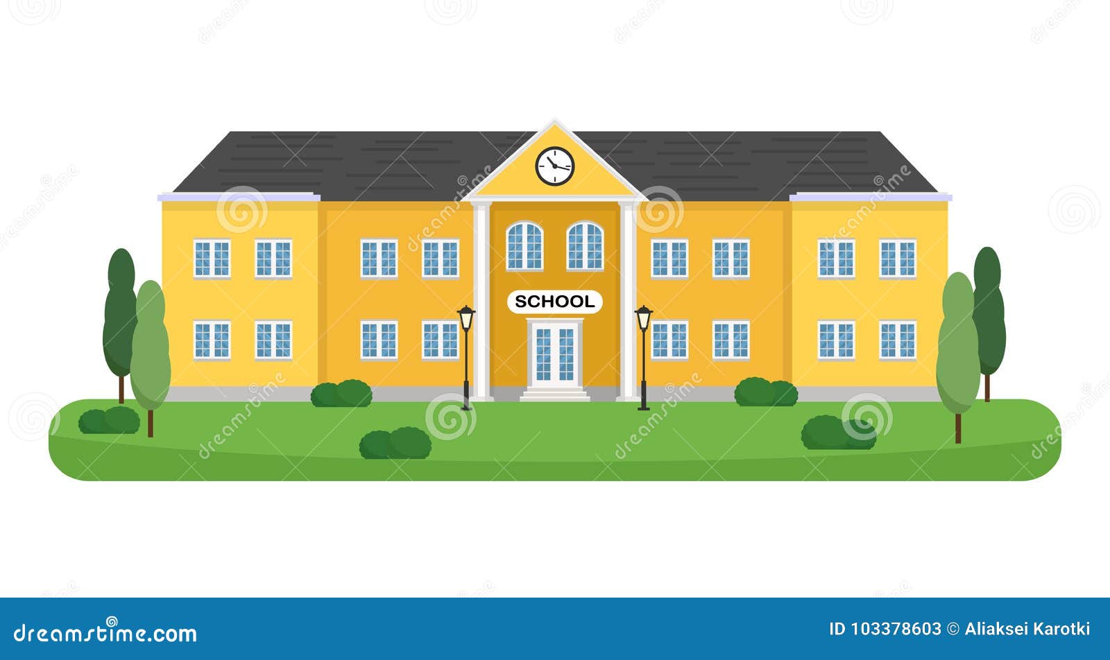 school building template