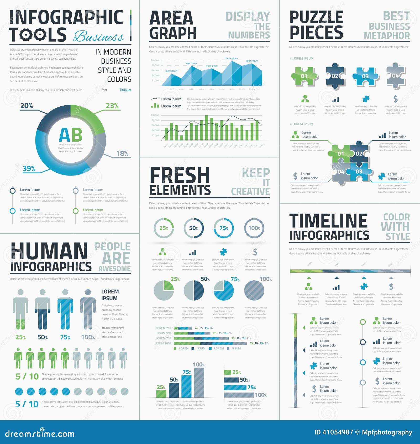 big set of awesome infographic  s for