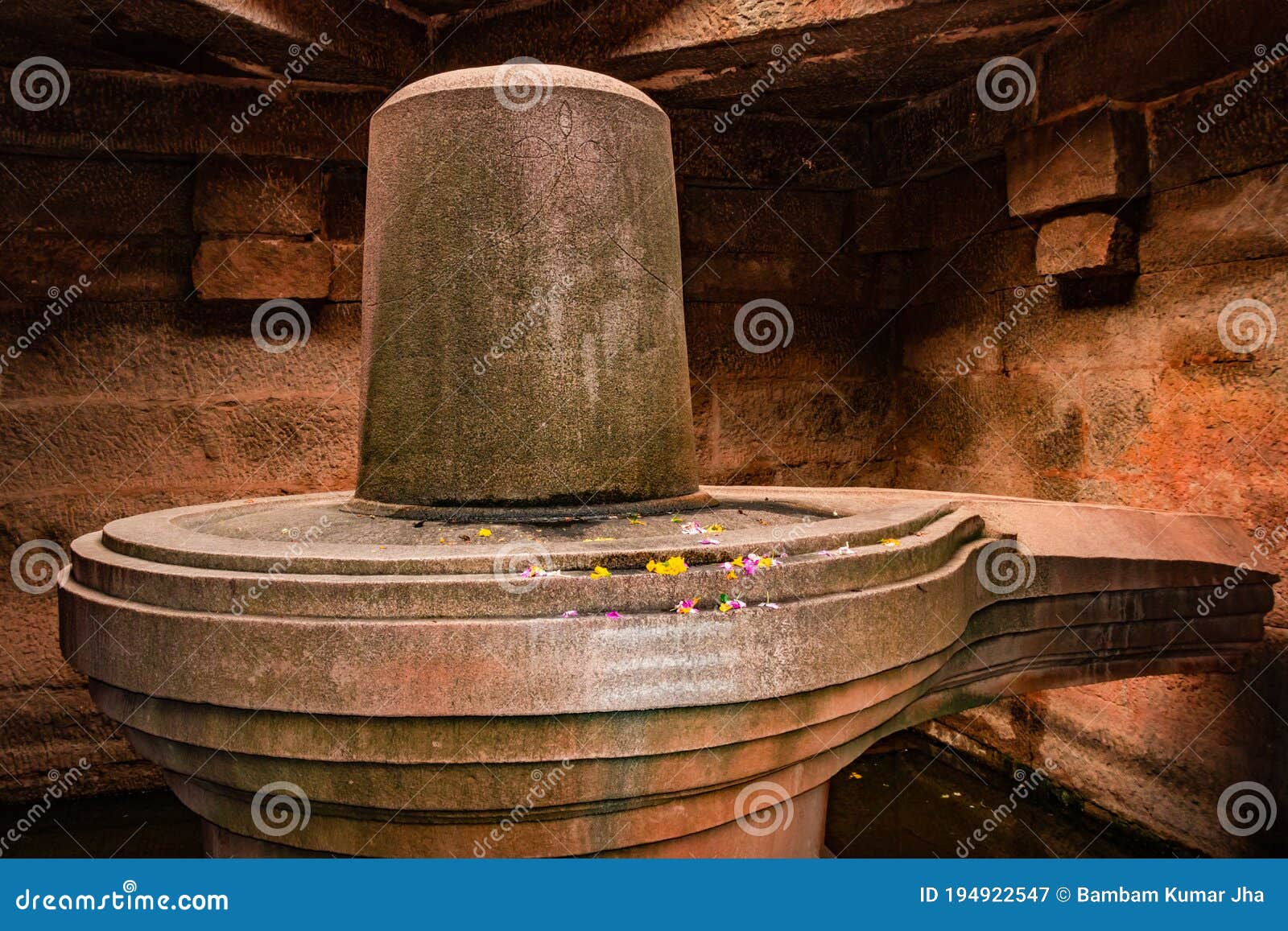 Big Shivlinga Hampi Single Antique Stone Art Close Up Shot from ...