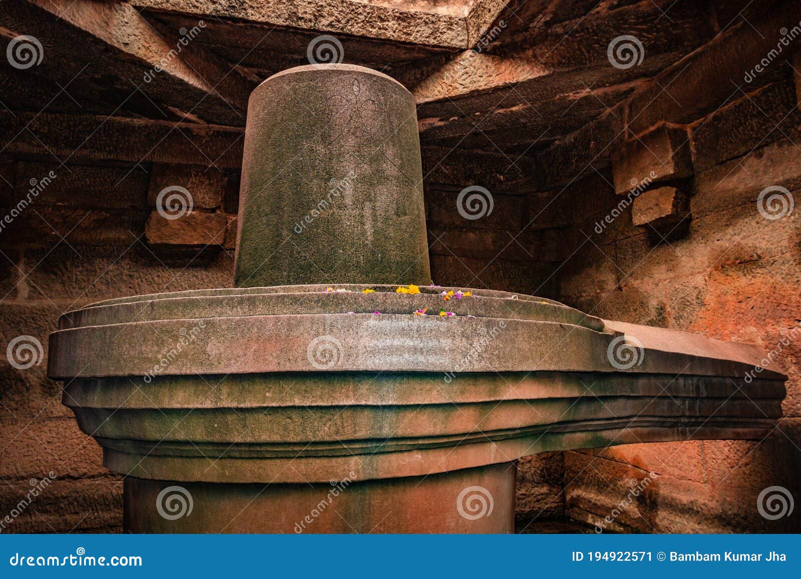 Big Shivlinga Hampi Single Antique Stone Art Close Up Shot from ...