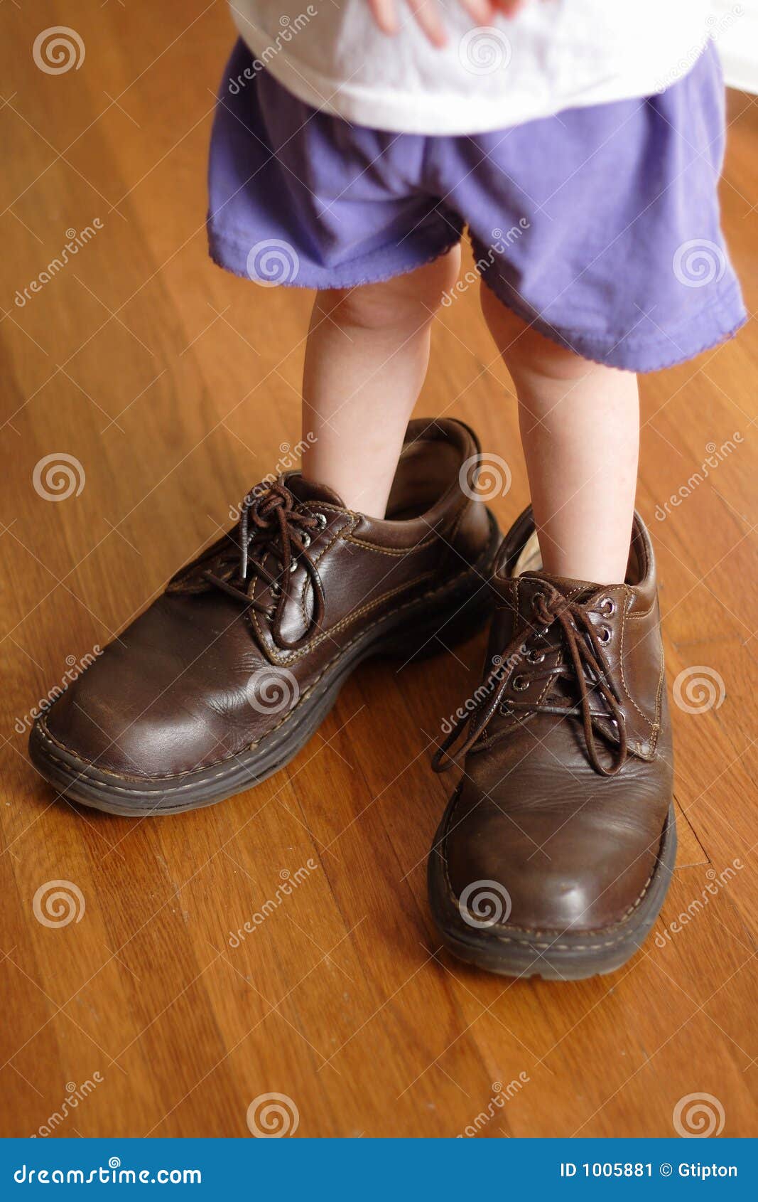 Big Shoes to Fill stock image. Image of step, adult