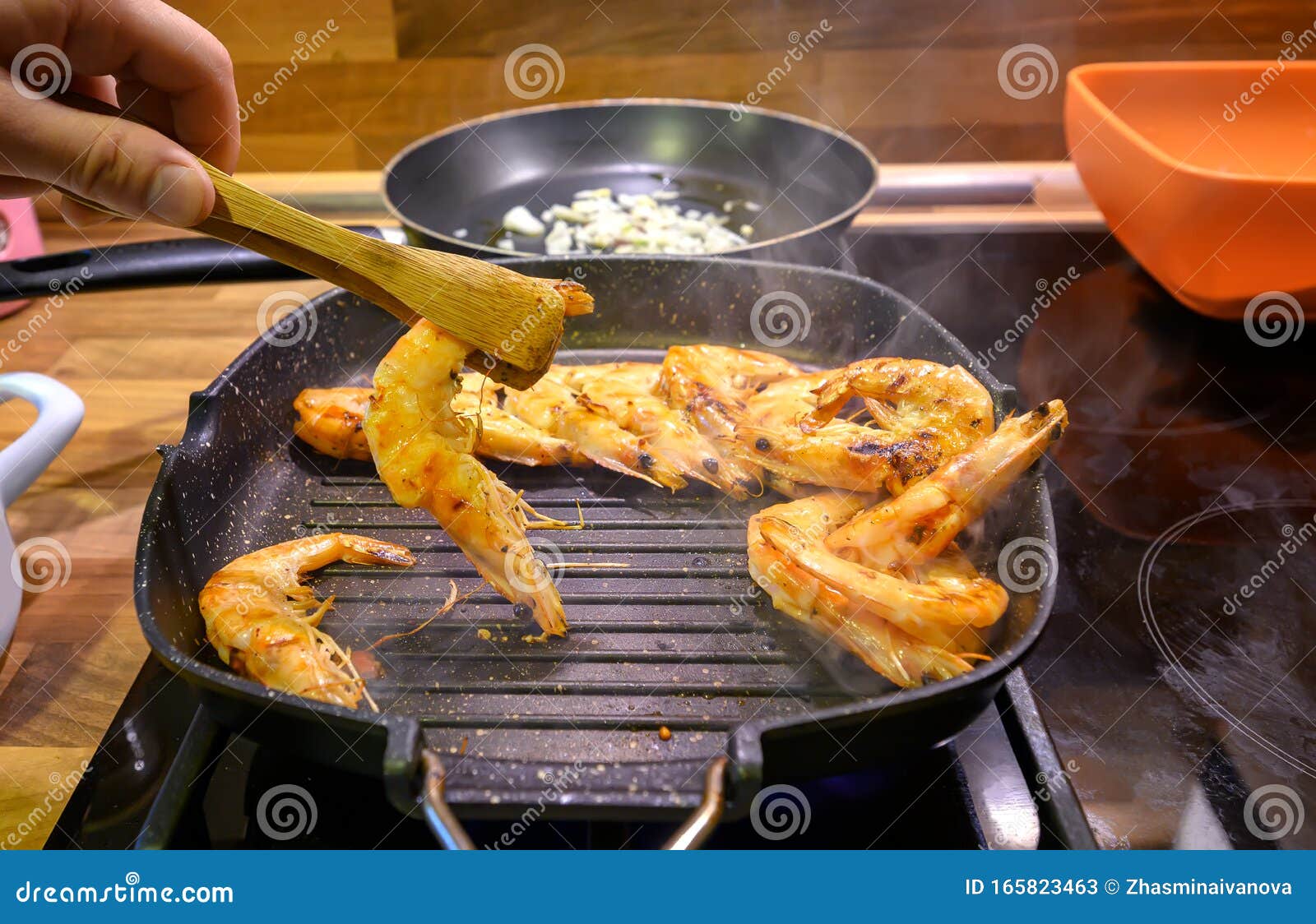 Big Shrimps Prawns On Grill Pan Stock Image Image Of Healthy Hand 165823463,Oxtail Stew Slow Cooker
