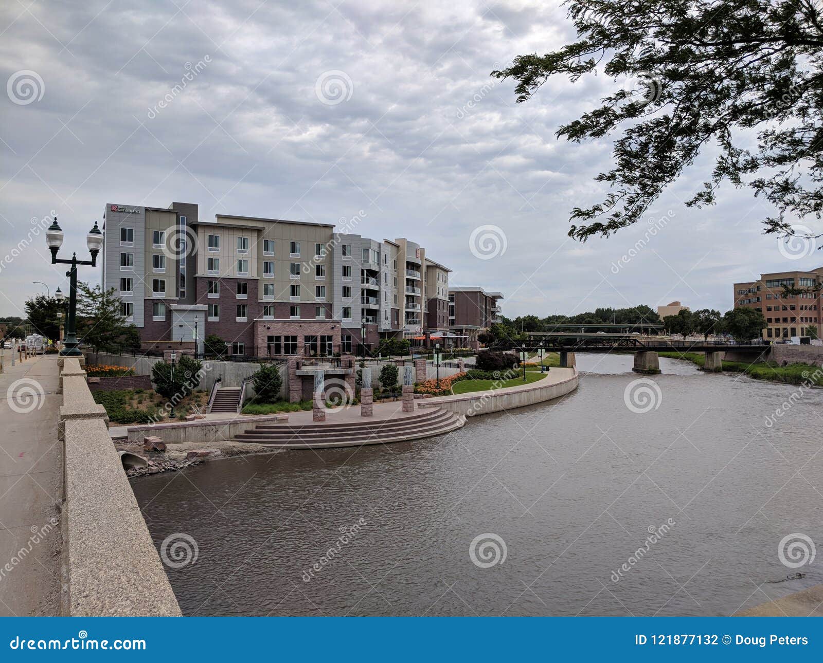 The Big Sioux River From The 8th Street Bridge Editorial