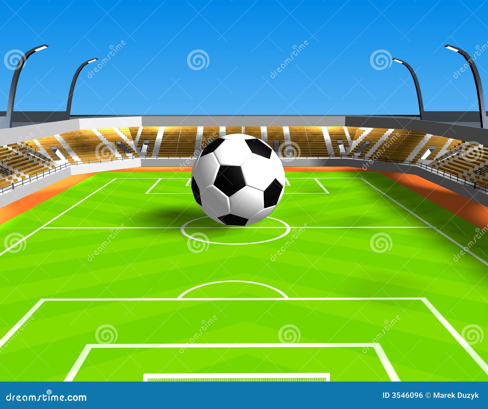 Big soccer ball stock illustration. Illustration of winner 3546096