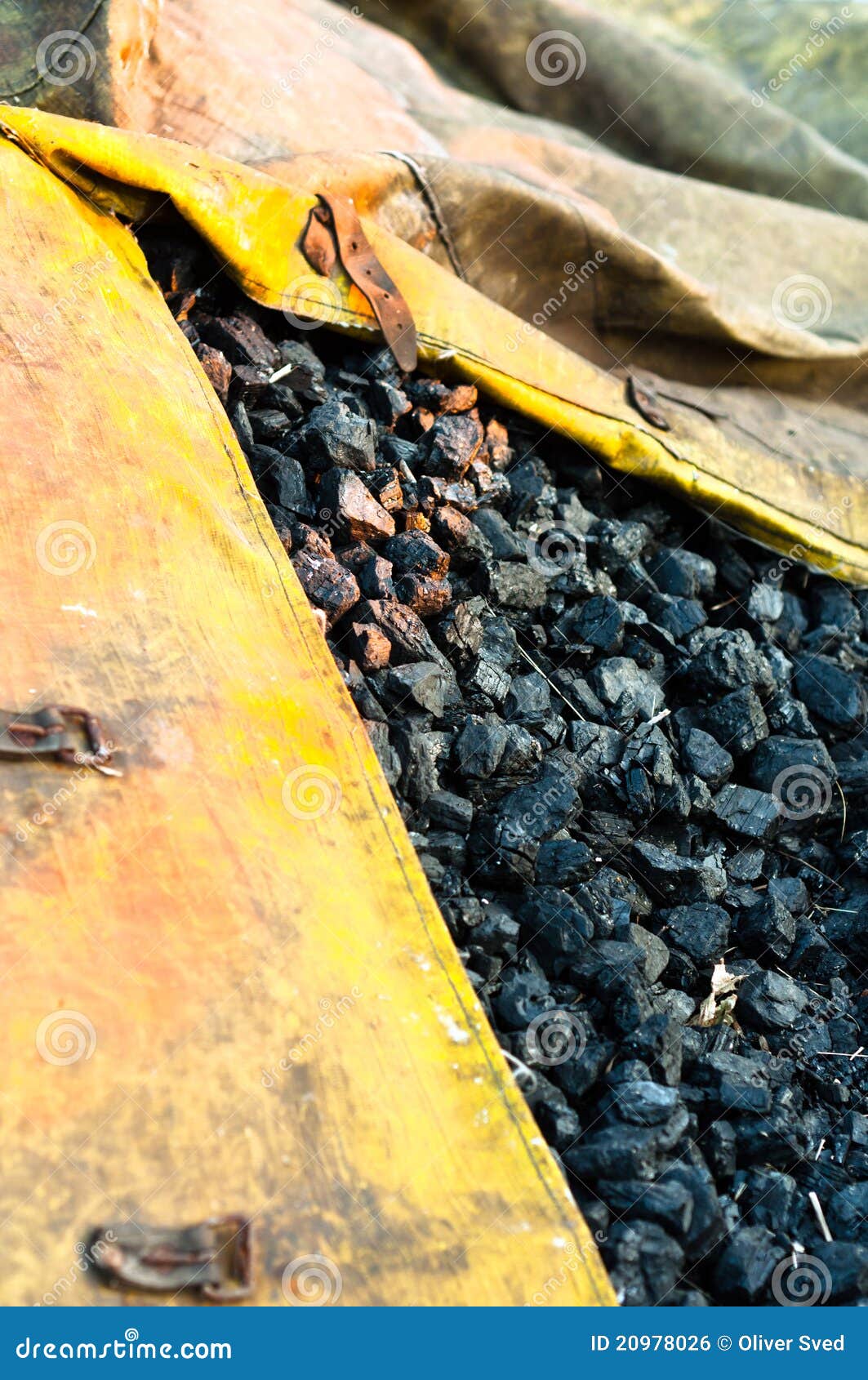 Big Stack of Industrial Coal Stock Photo Image of fossil, background