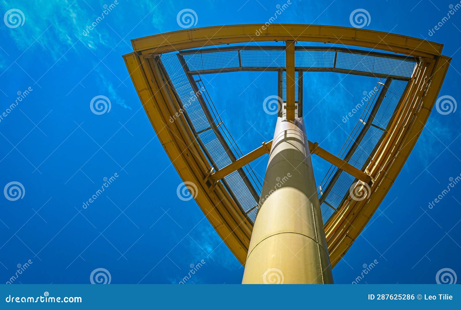 big tall triple billboard with sky view