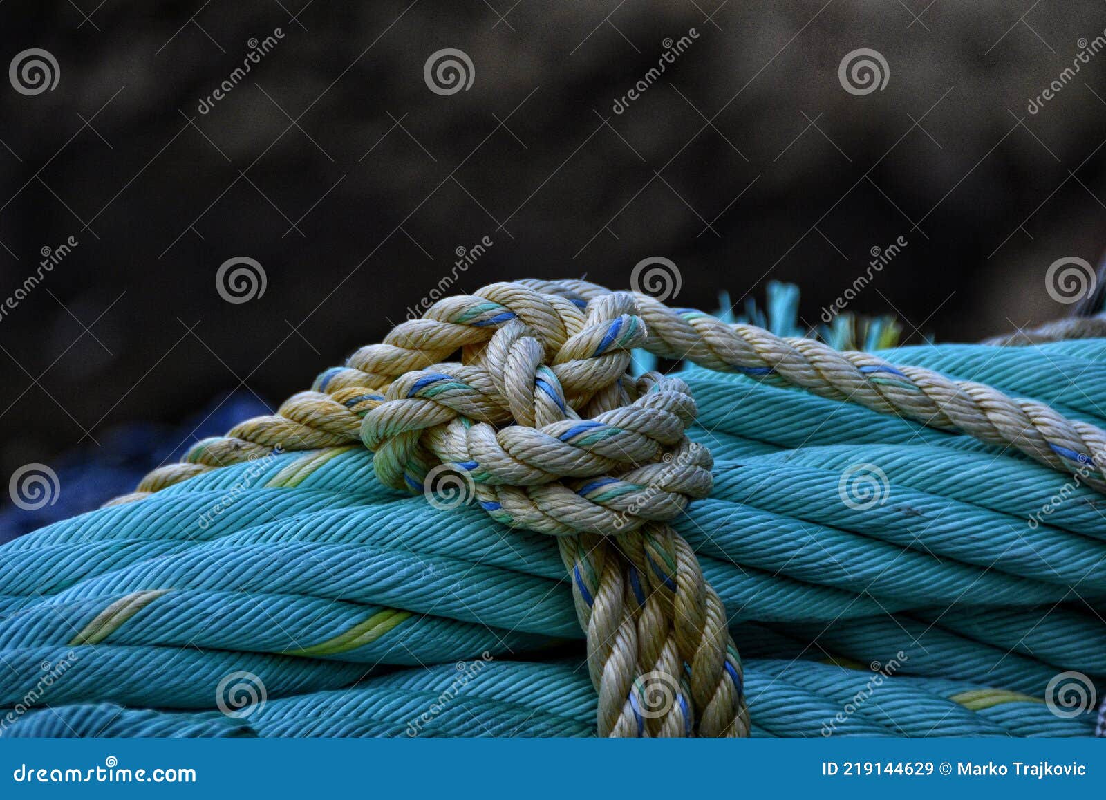 Cable and rope stock image. Image of netfocus, fish 219144629