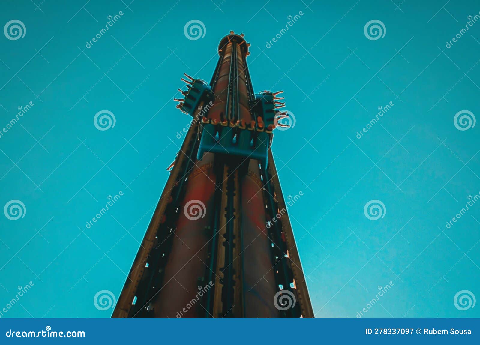 Big Tower - Beto Carrero World - Santa Catarina . Brazil Stock Image -  Image of lighting, beto: 278337097