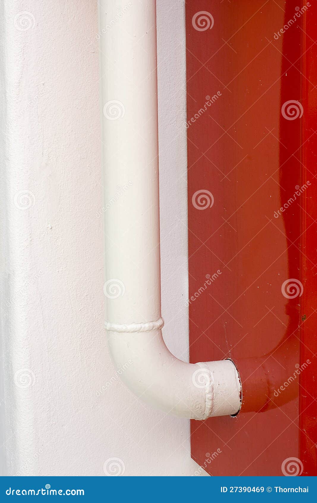 Big Water White Pipe stock image. Image of wall, water 27390469