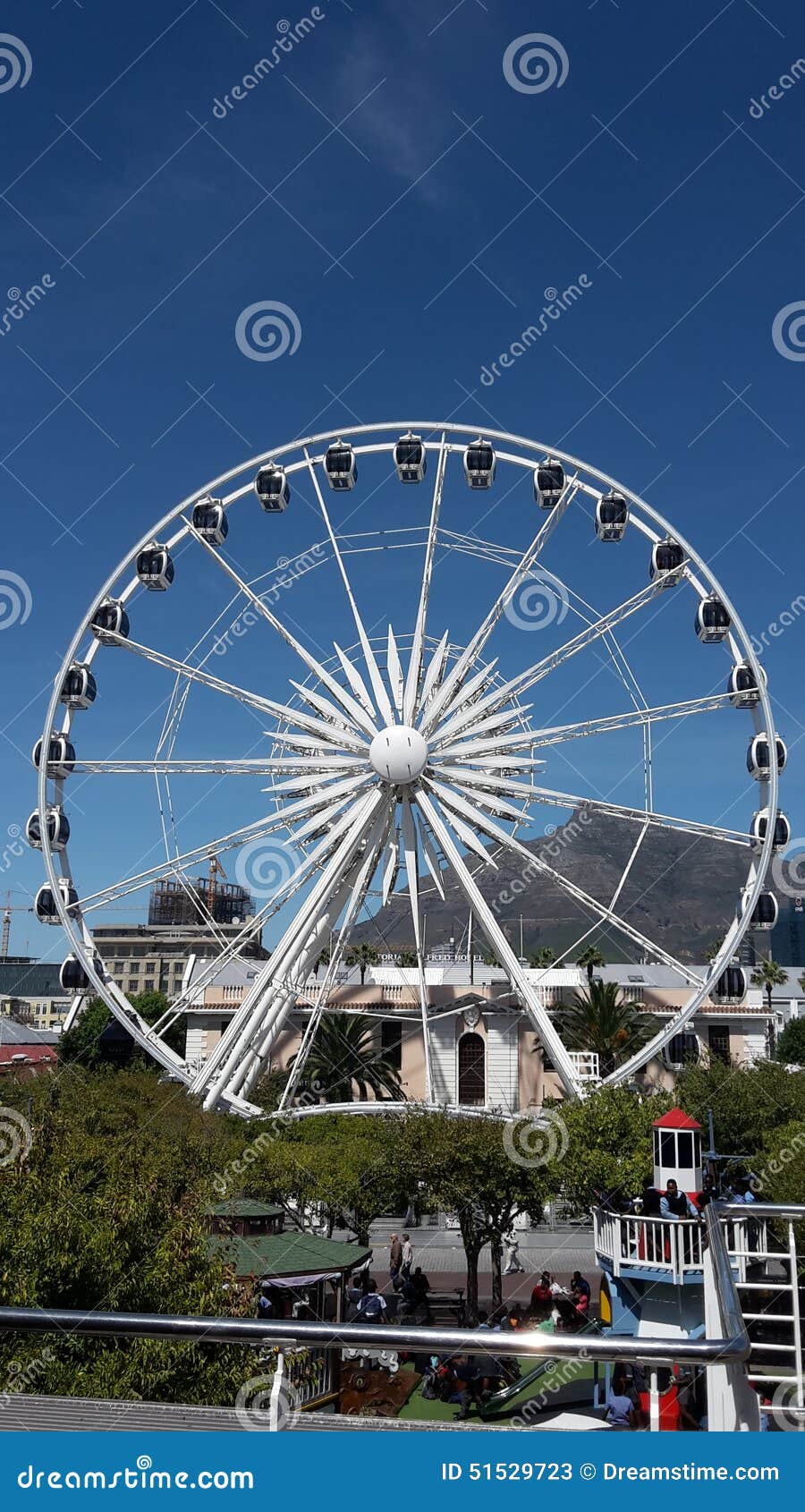 Big wheel editorial stock photo. Image of town, cape 51529723