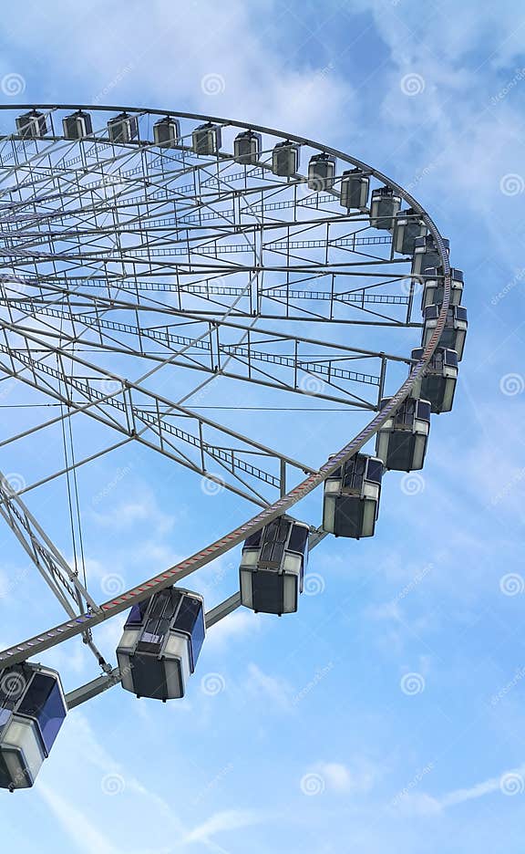 The Big Wheel in Paris stock photo. Image of tourism 136428080