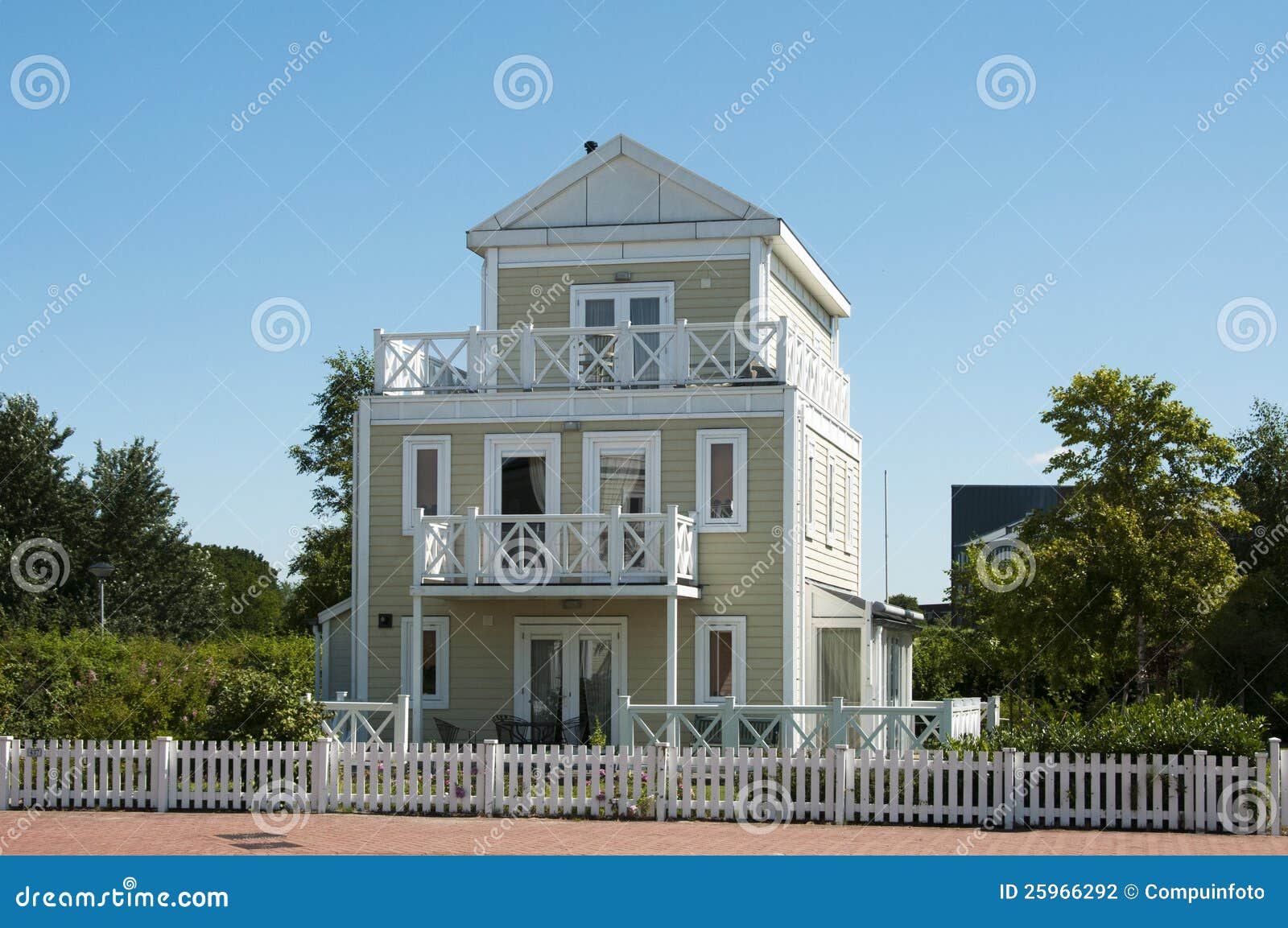 Big wooden house stock photo. Image of architecture, estate 25966292