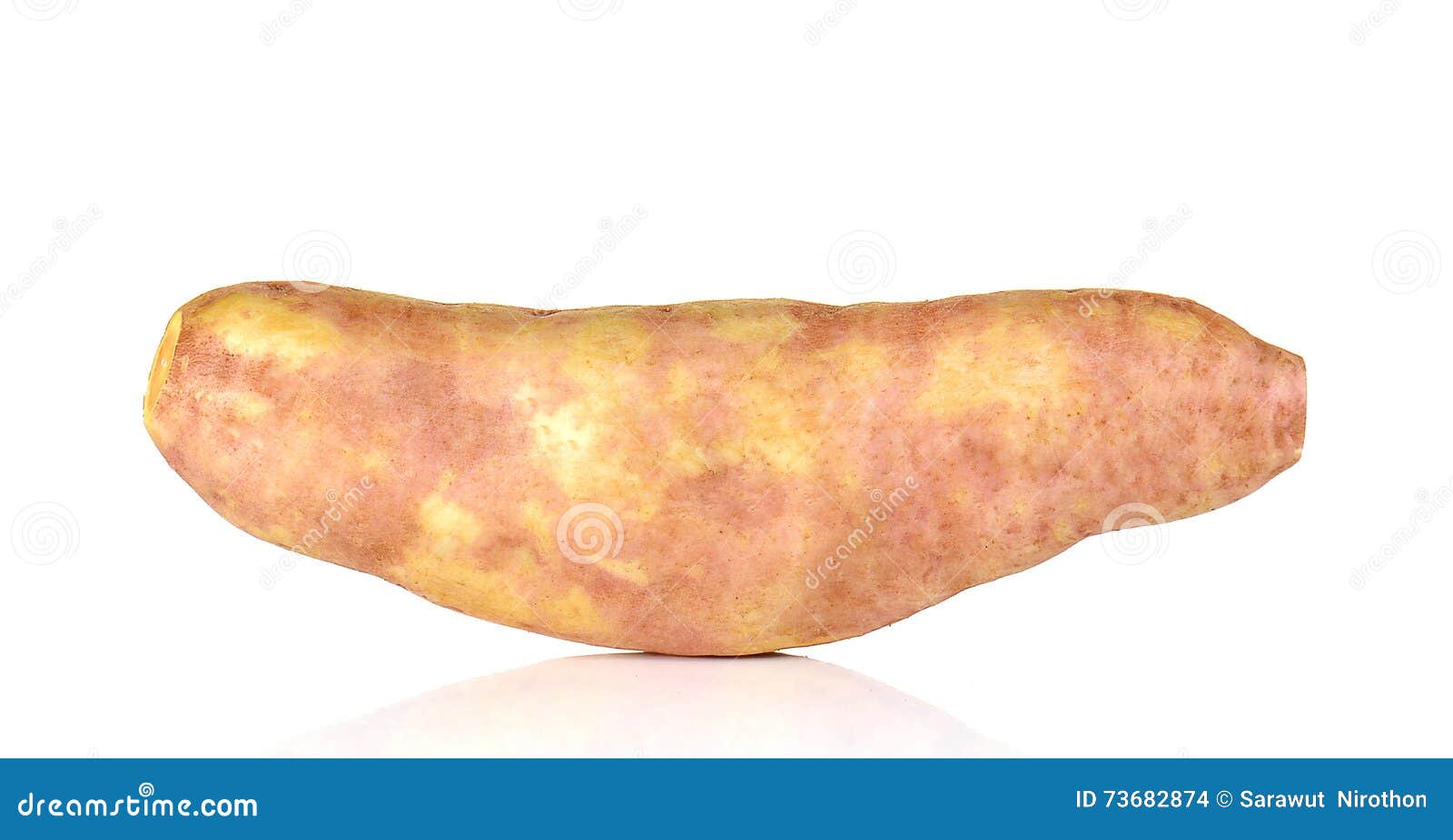 Big Yam on White Background. Stock Photo Image of carb, food 73682874