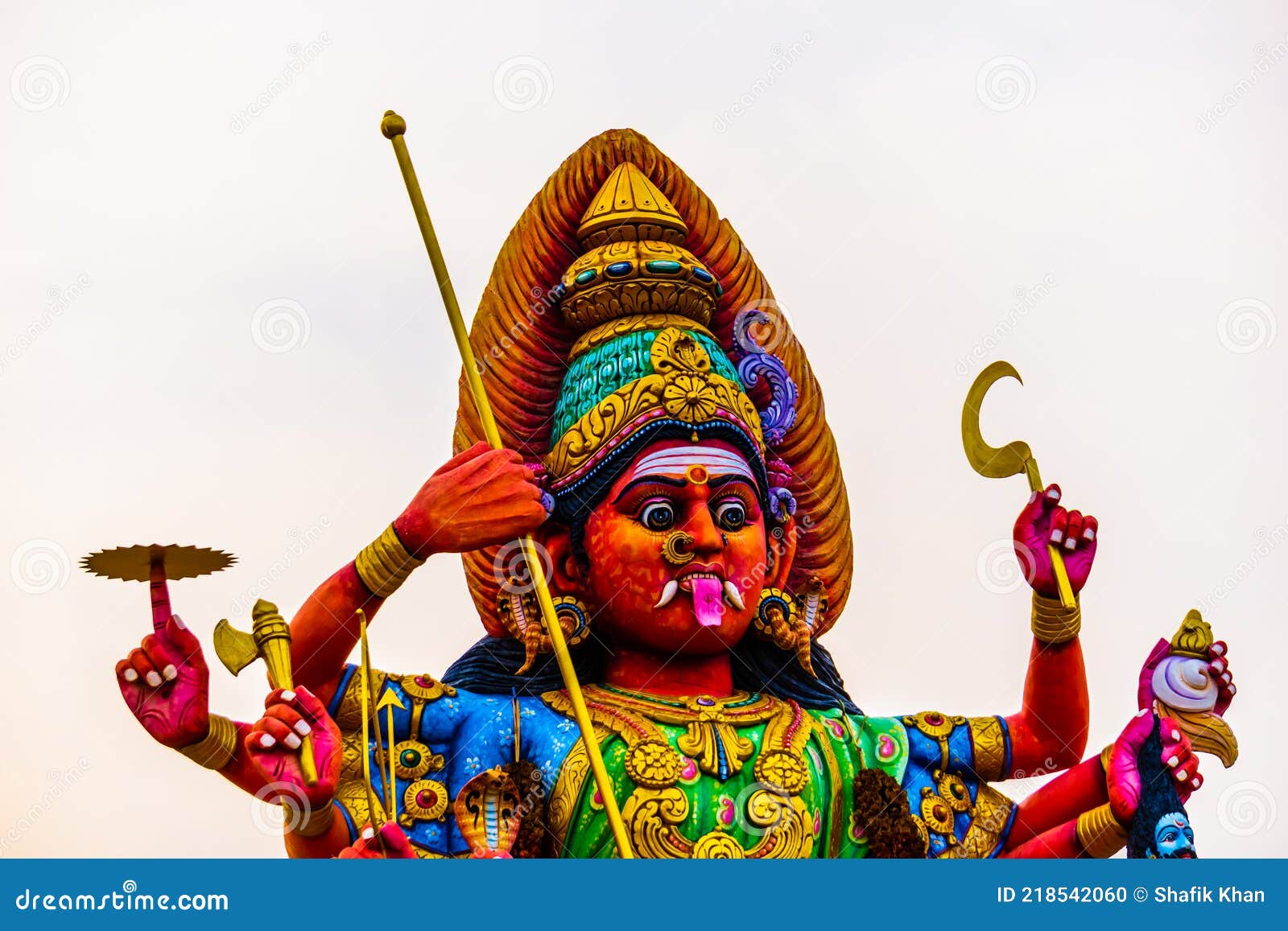 The Biggest Statue of Hindu God Amman, Parasathamman Temple ...