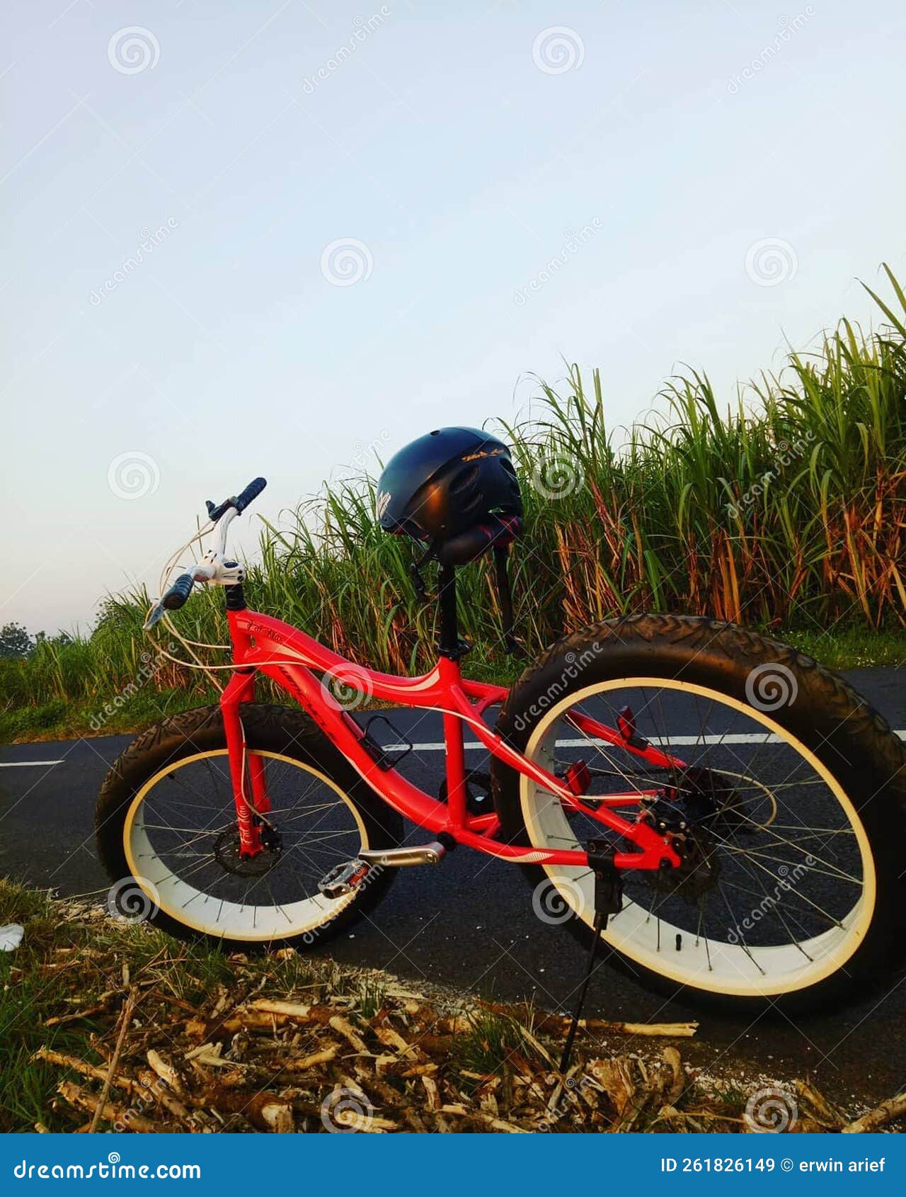 Bike with big tires stock image. Image of tires, cyle 261826149