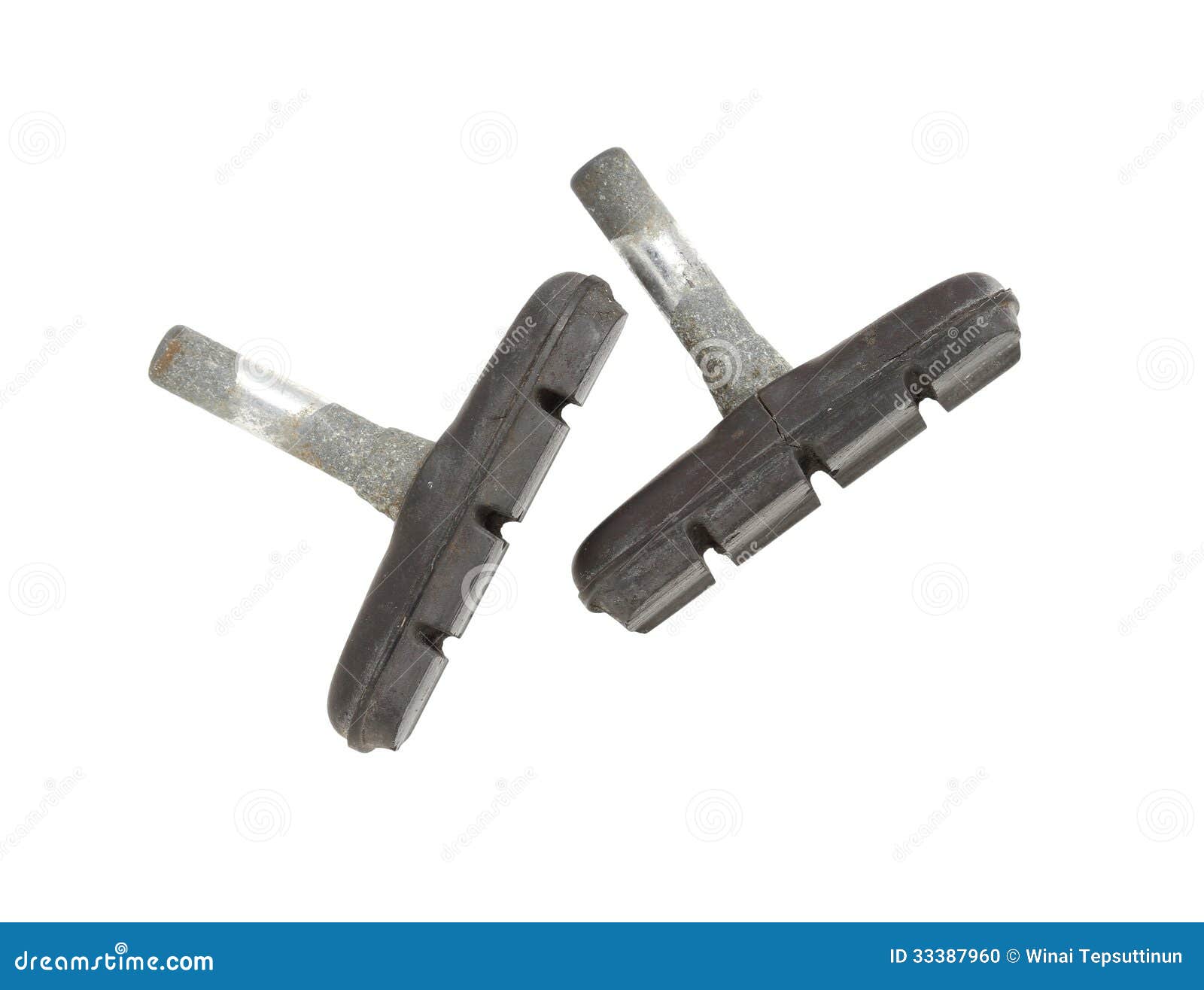 Bike brake pads stock photo. Image of spare, white, object 33387960