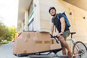 Bike Courier Making A Delivery Stock Image Image Of Courier Deliver Bike Courier Making A Delivery Stock Image Image Of Courier Deliver
