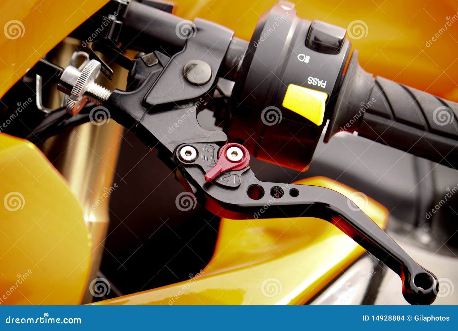 Bike Handlebar Clutch stock photo. Image of hold, metal 14928884
