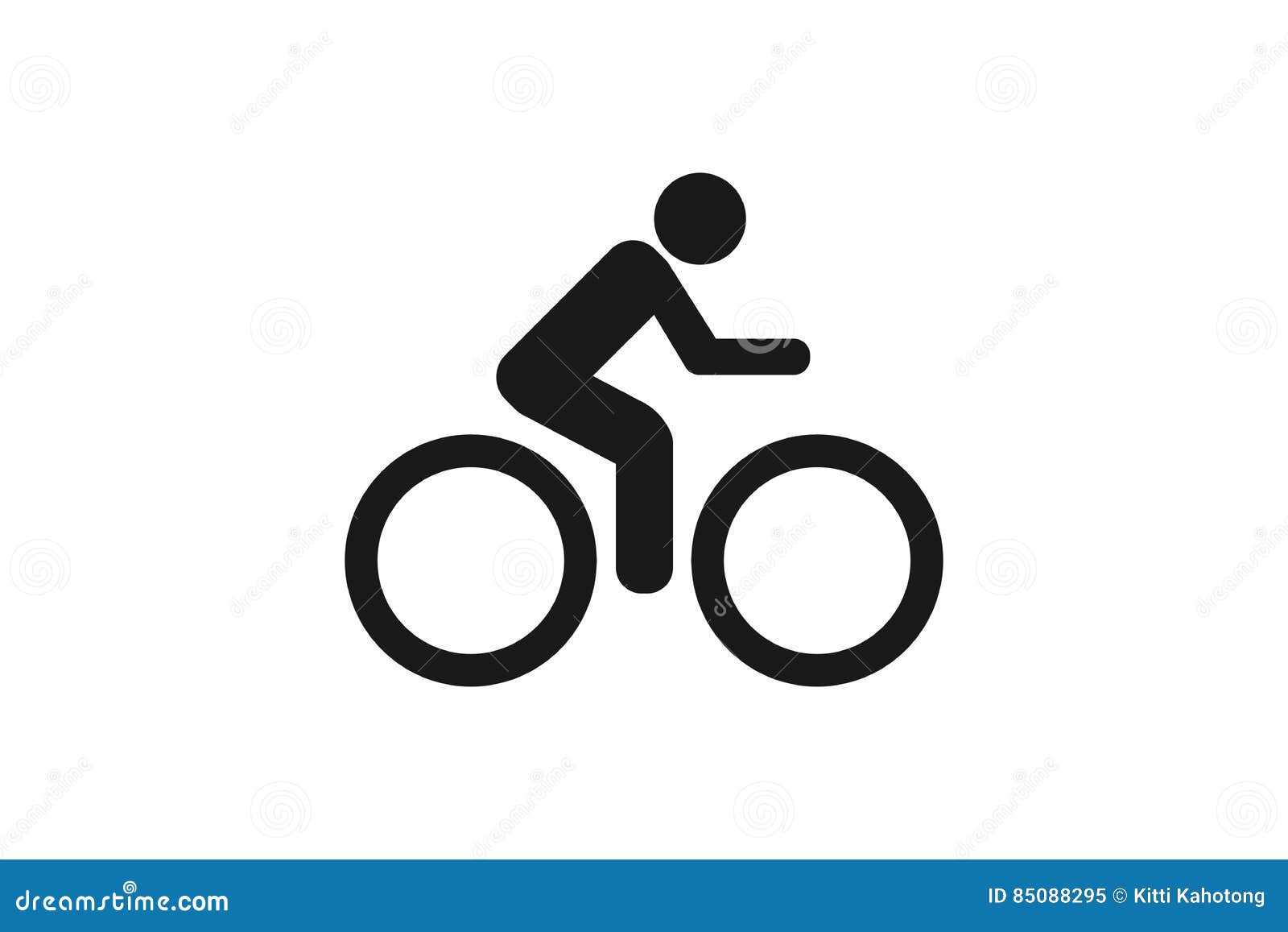 Bike Icon on White Background Stock Vector - Illustration of ...