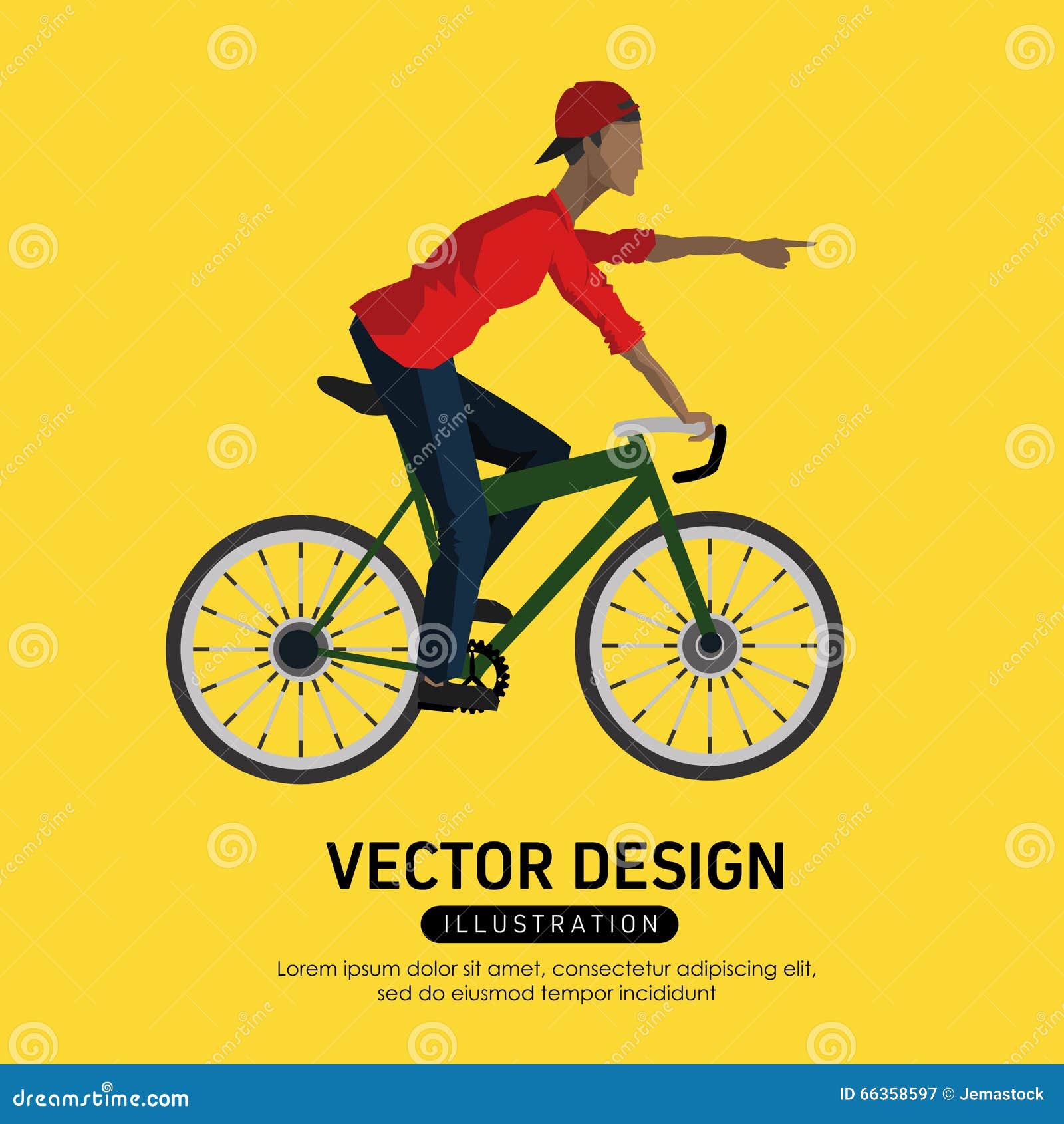 Bike lifestyle design stock vector. Illustration of healthy - 66358597