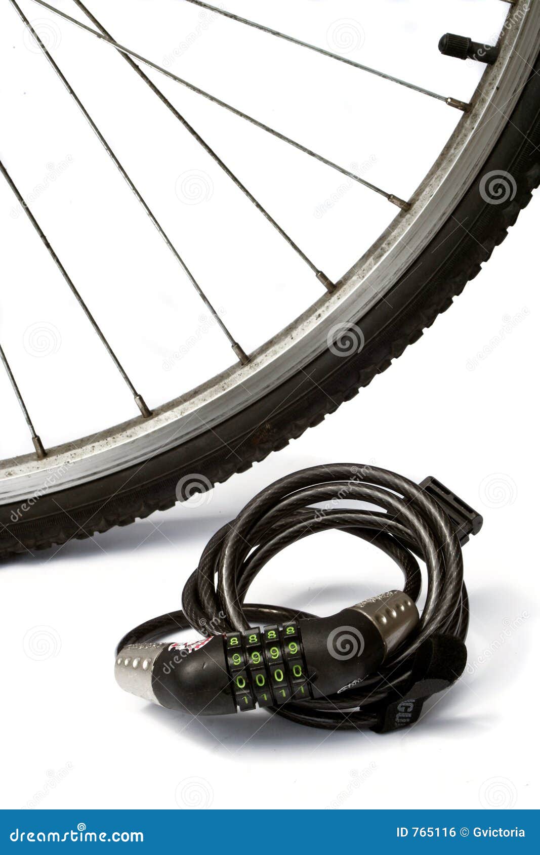 Bike lock stock photo. Image of spokes, safe, accessories 765116