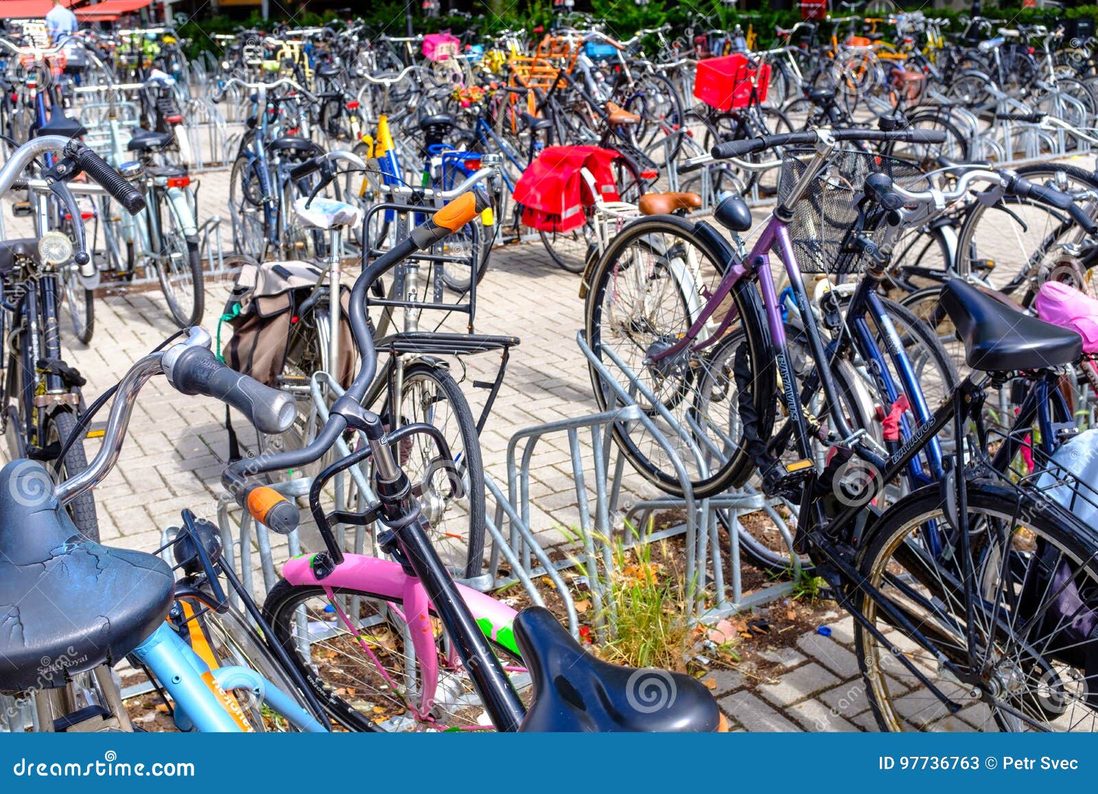 Bike parking editorial stock photo. Image of park, transport 97736763